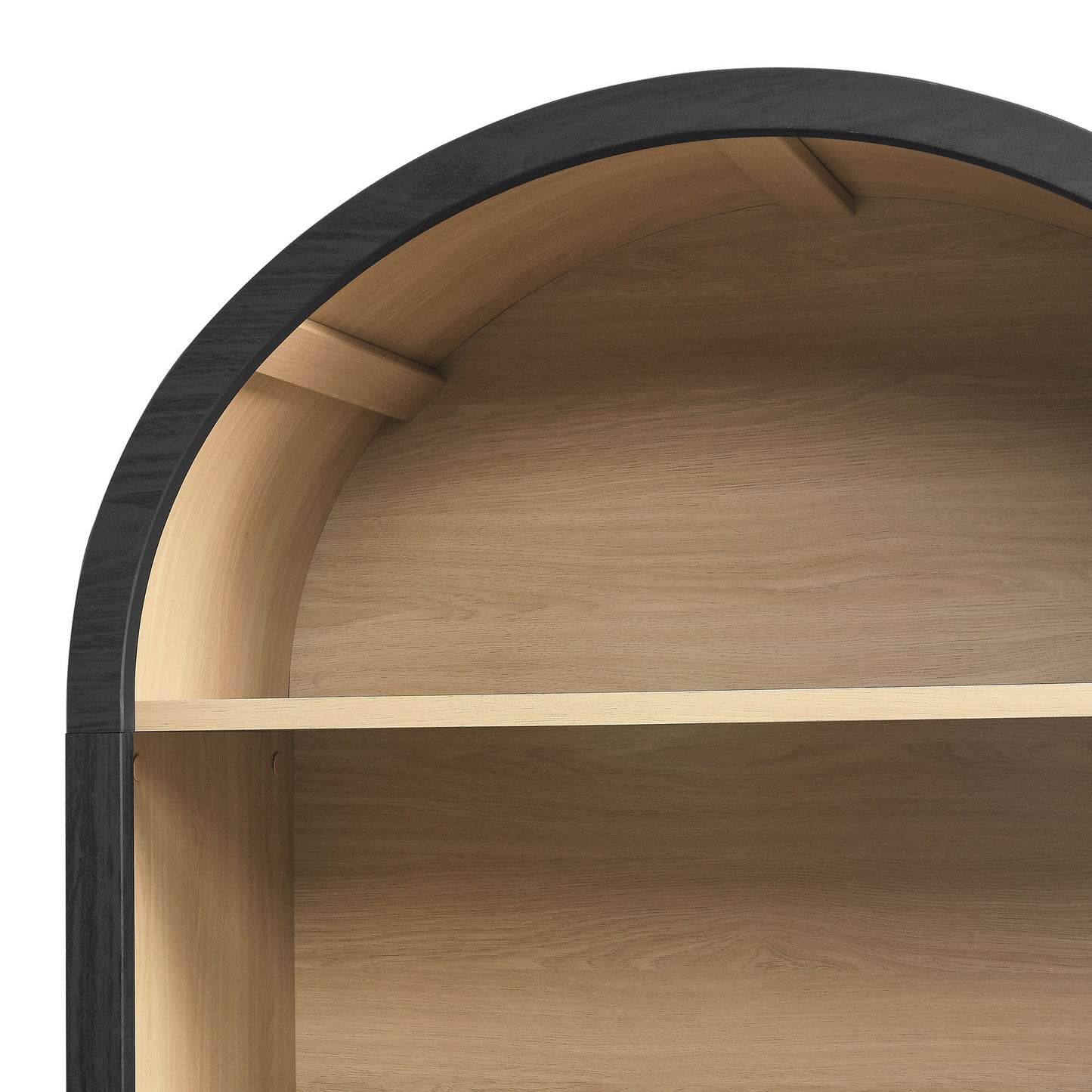 Evie Arched Bookcase Display Cabinet by Modway