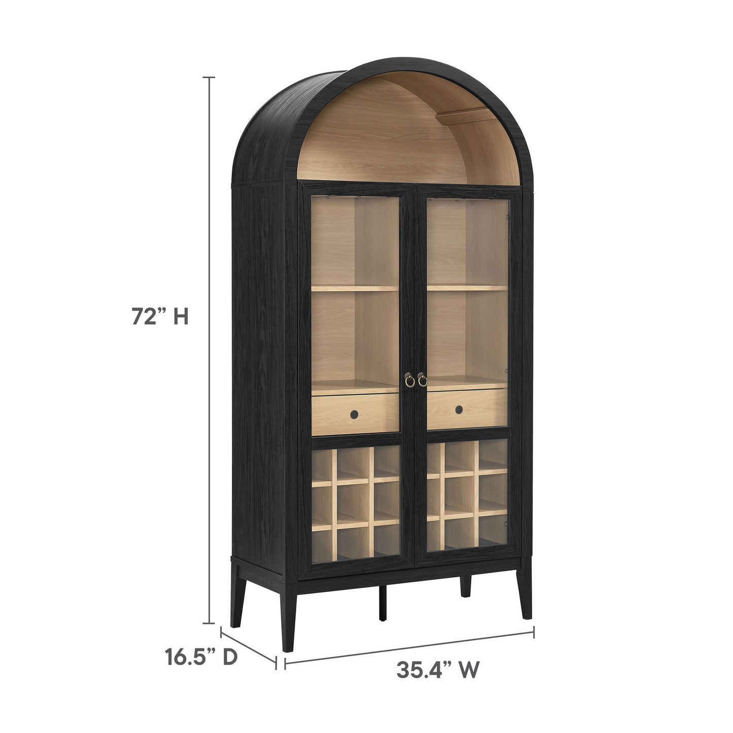 Nolan Arched Bar Cabinet by Modway