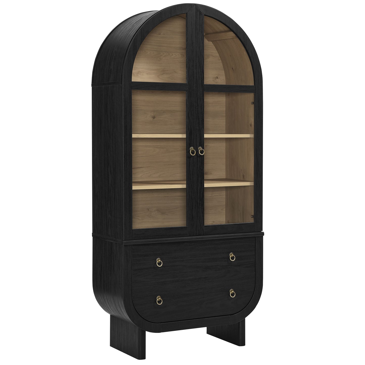 Nyx Arched Display Cabinet by Modway EEI-7216-BLK-LOA