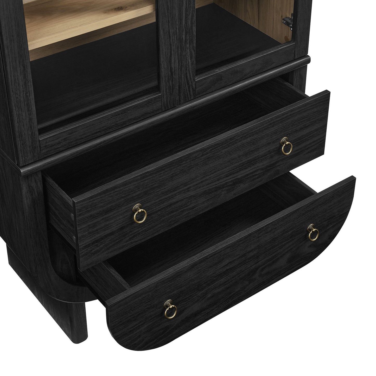 Nyx Arched Display Cabinet by Modway EEI-7216-BLK-LOA