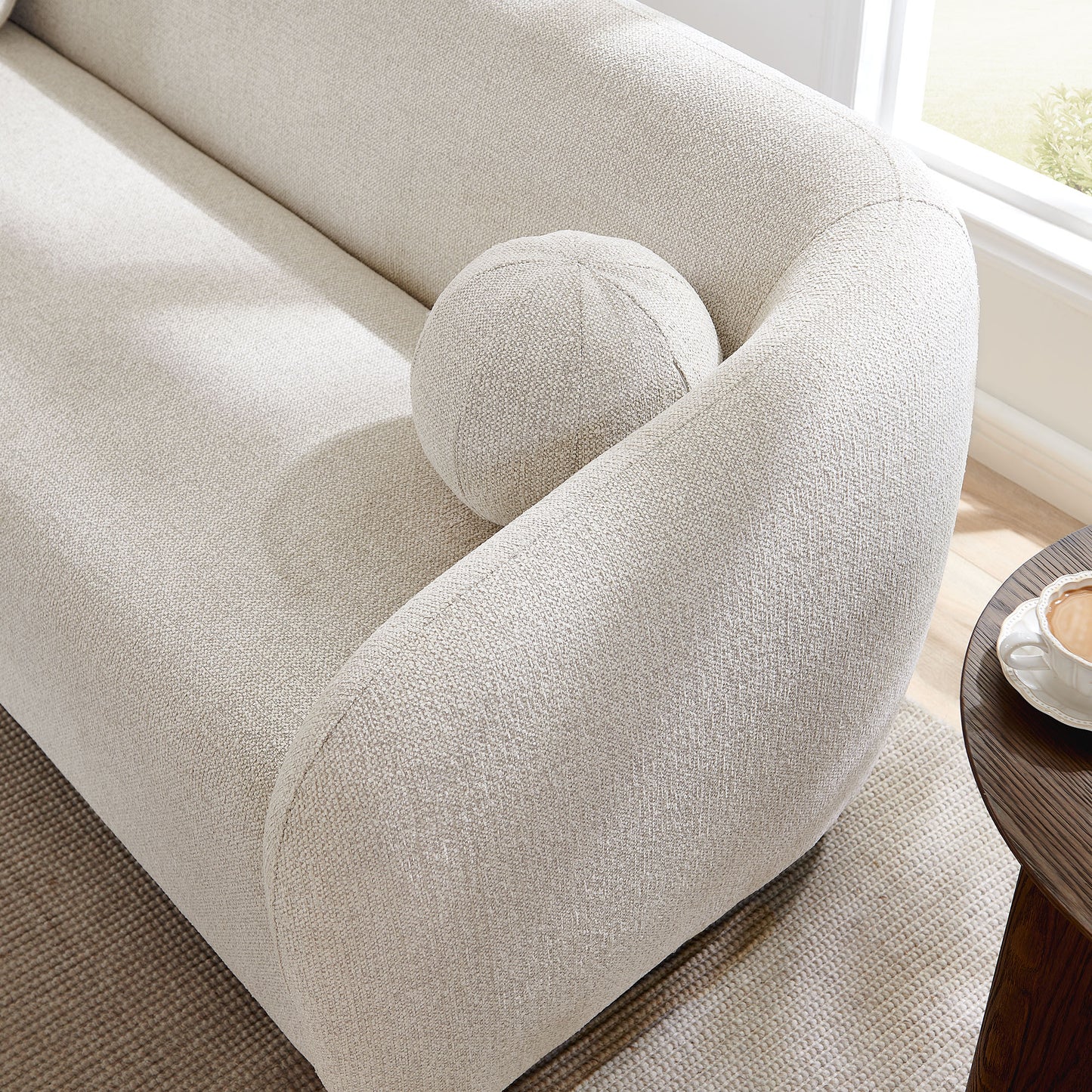 Holland 85" Chenille Fabric Sofa by Modway