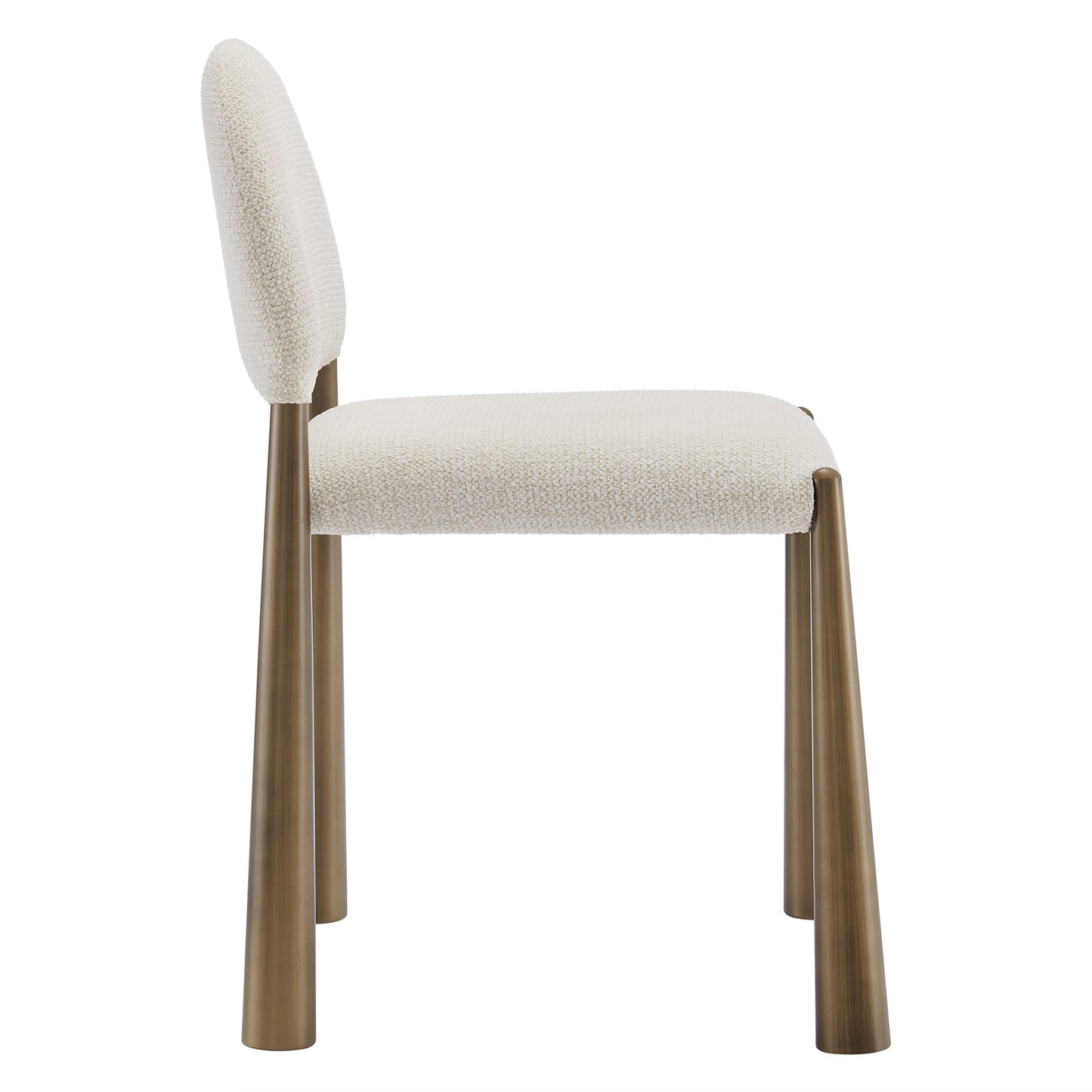Hayley Upholstered Fabric Dining Side Chair by Modway EEI-7220-BRA-CRE