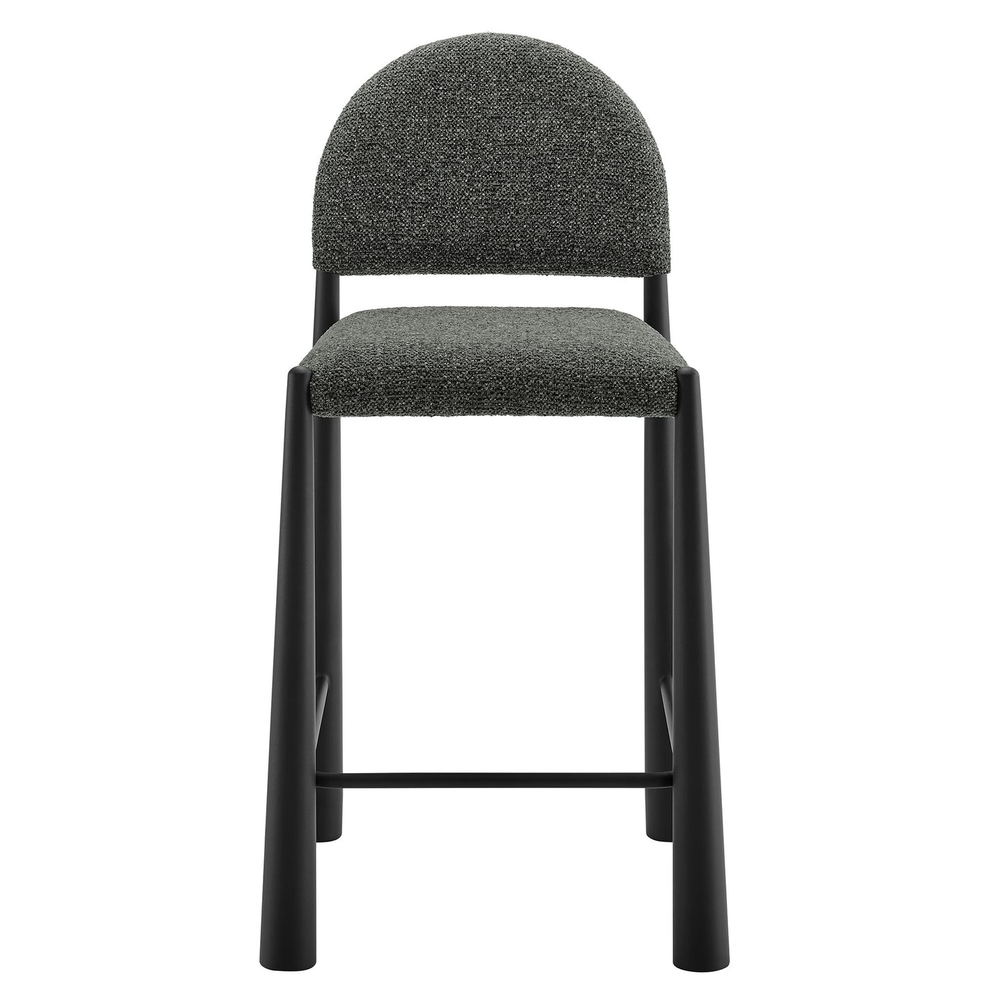 Hayley Upholstered Fabric Counter Stool by Modway EEI-7221-BLK-ANT