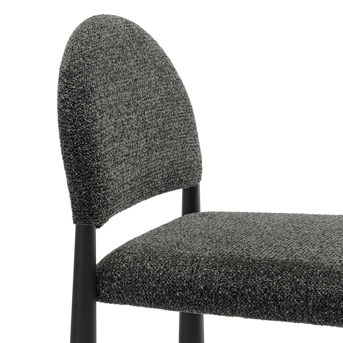 Hayley Upholstered Fabric Counter Stool by Modway EEI-7221-BLK-ANT