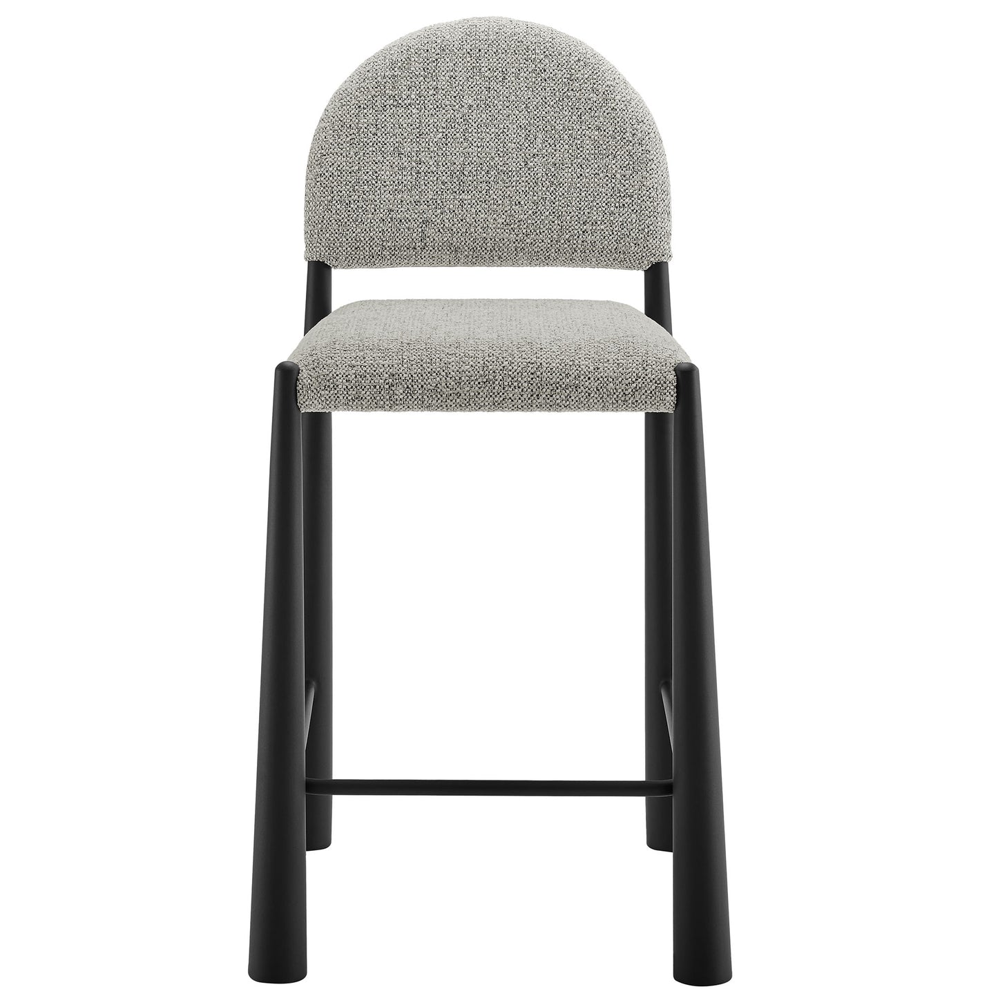 Hayley Upholstered Fabric Counter Stool by Modway EEI-7221-BLK-CAM