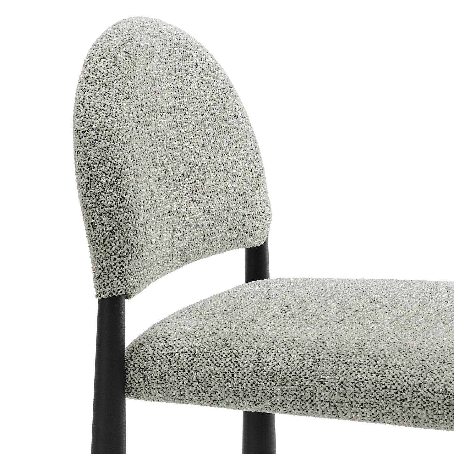 Hayley Upholstered Fabric Counter Stool by Modway EEI-7221-BLK-CAM