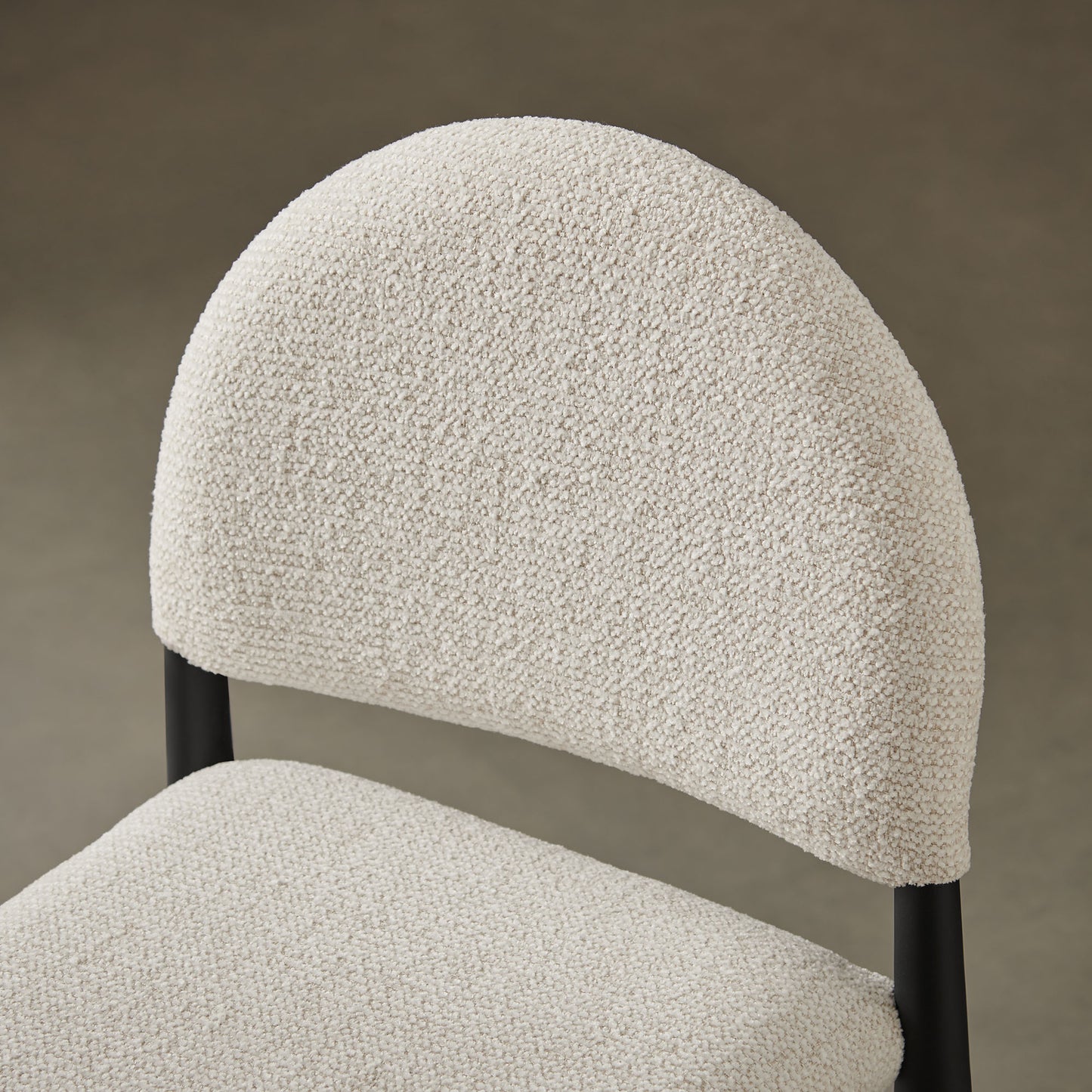 Hayley Upholstered Fabric Counter Stool by Modway EEI-7221-BLK-CRE
