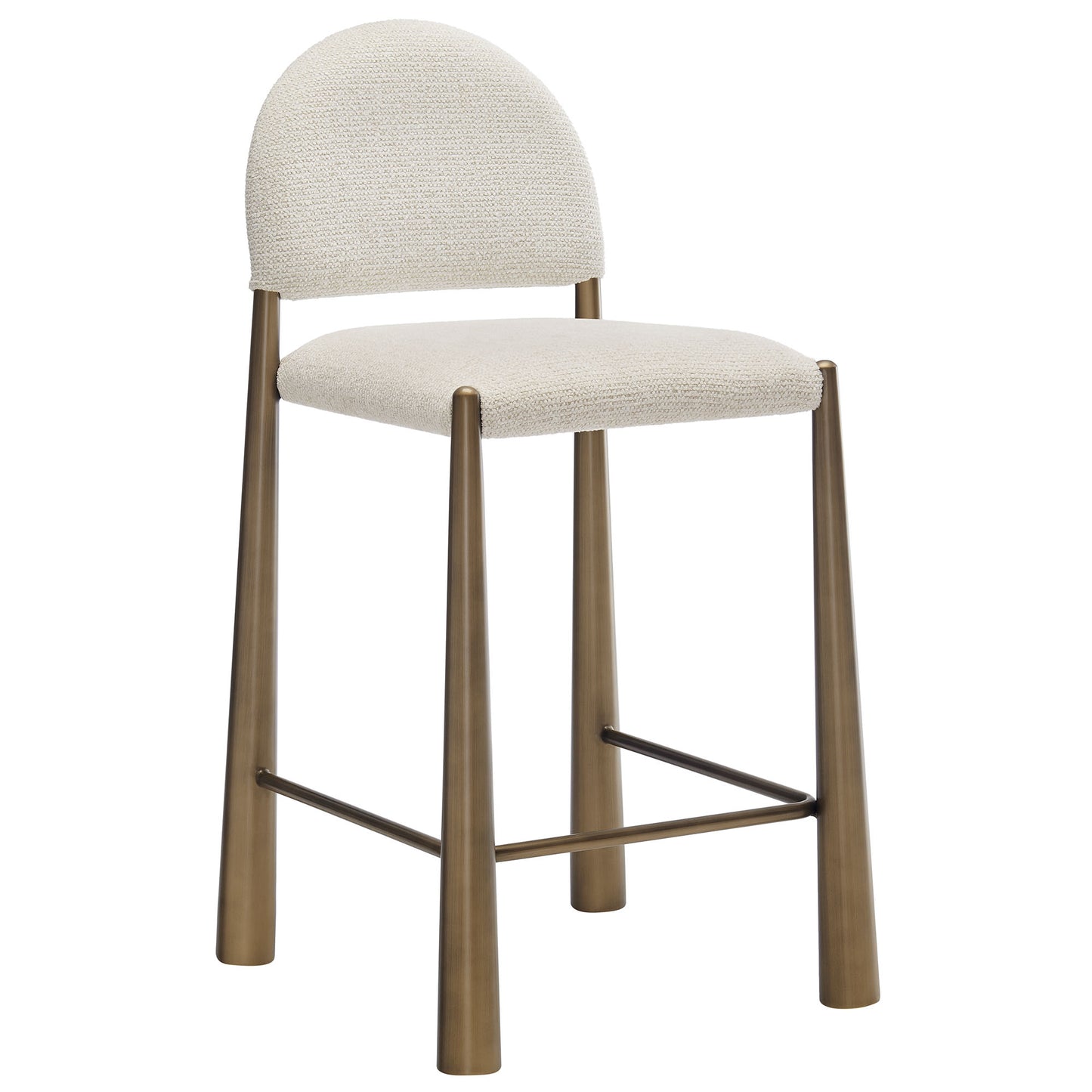 Hayley Upholstered Fabric Counter Stool by Modway EEI-7221-BRA-CRE