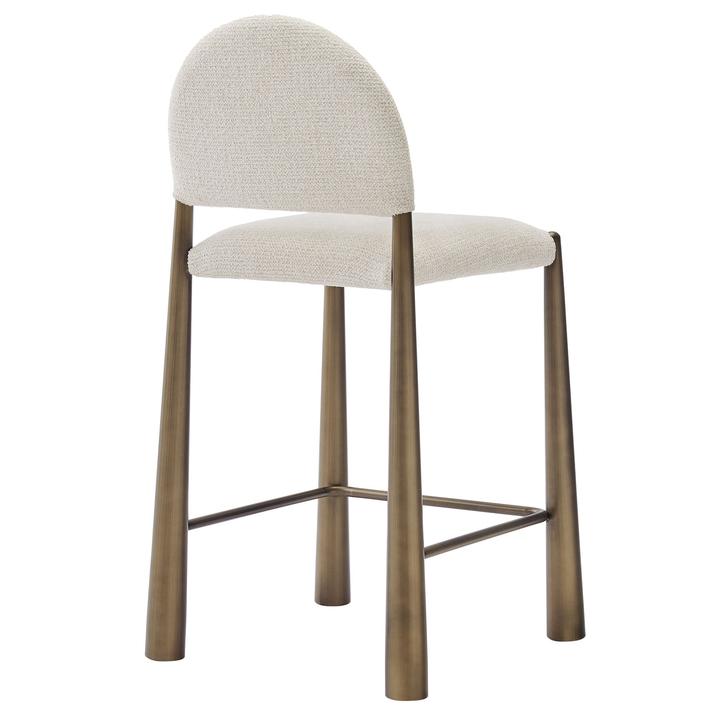 Hayley Upholstered Fabric Counter Stool by Modway EEI-7221-BRA-CRE
