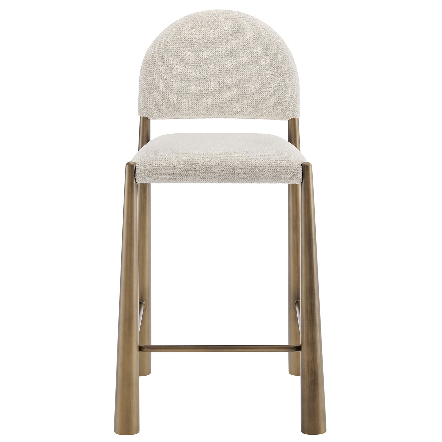 Hayley Upholstered Fabric Counter Stool by Modway EEI-7221-BRA-CRE