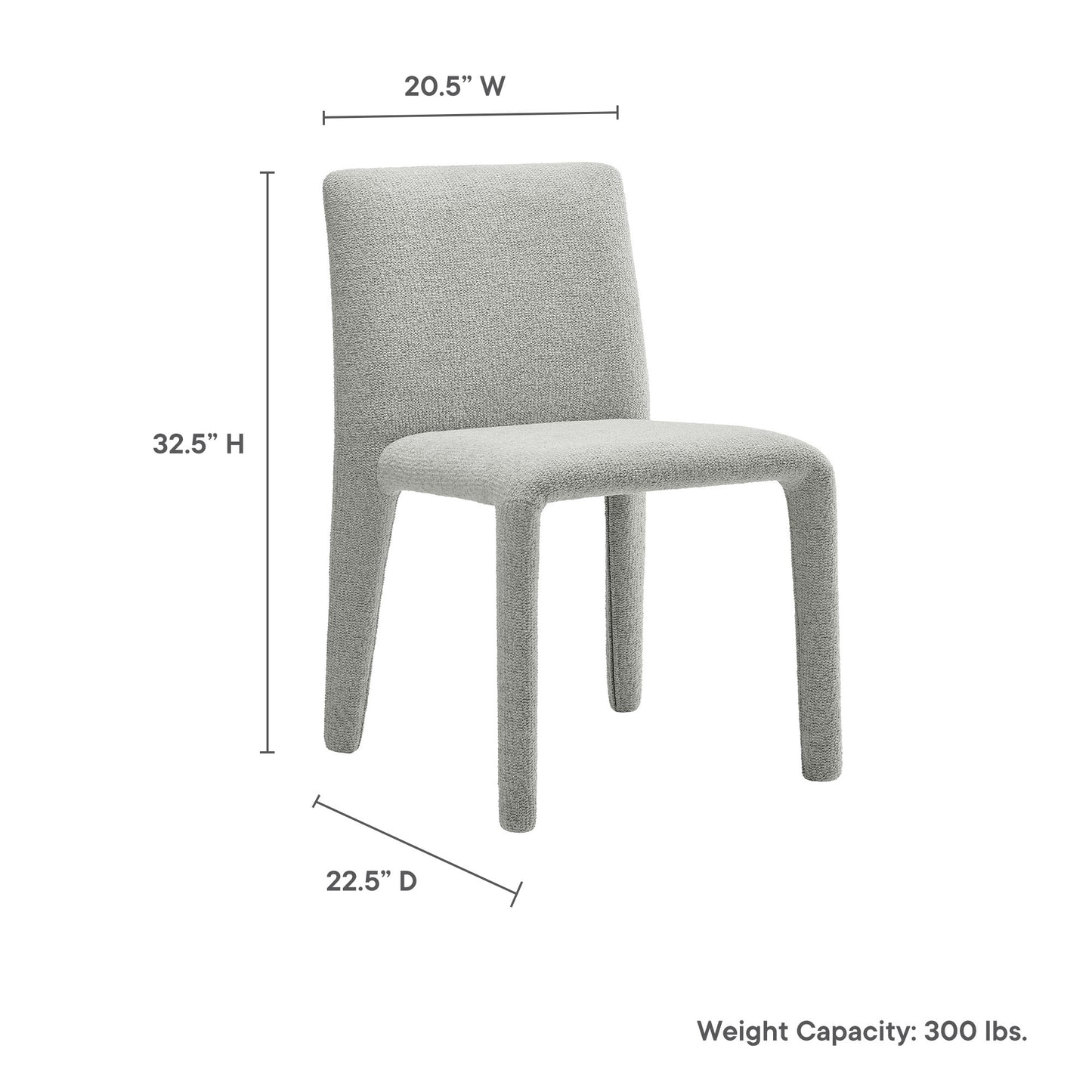 Rhodes Fabric Upholstered Dining Chair by Modway EEI-7222-DOV