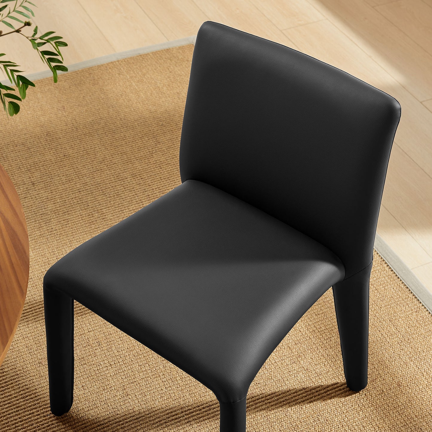 Rhodes Vegan Leather Upholstered Dining Chair by Modway