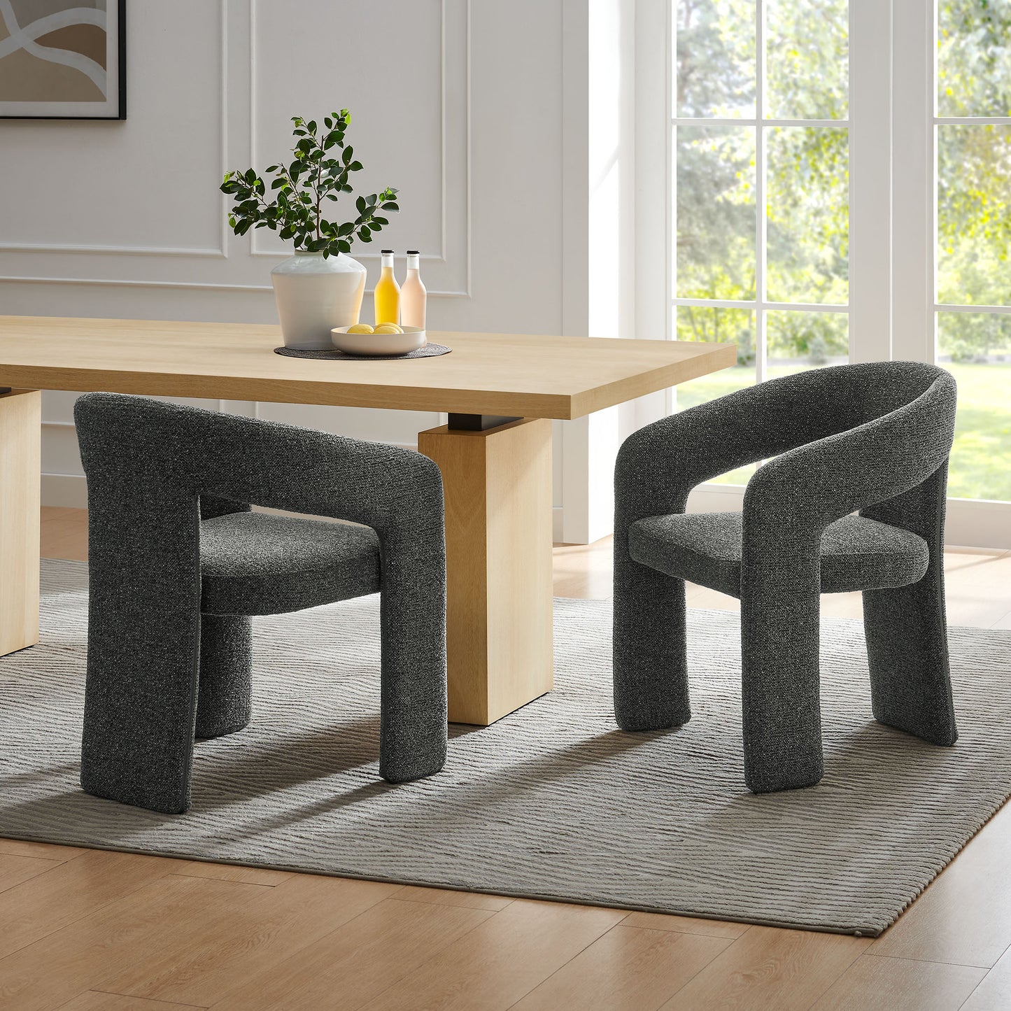 Oslo Barrel Fabric Upholstered Dining Accent Chair by Modway EEI-7224-ANT