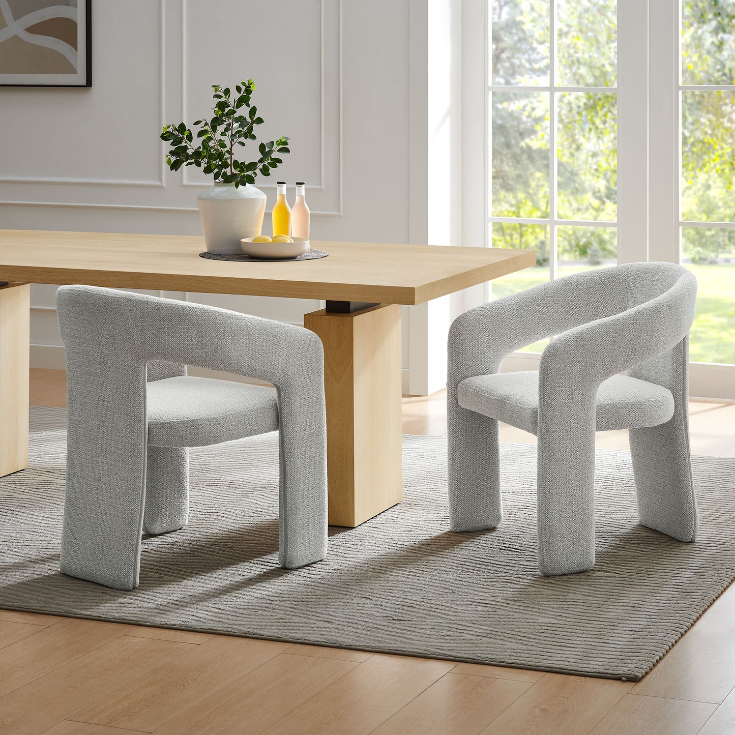 Oslo Barrel Fabric Upholstered Dining Accent Chair by Modway EEI-7224-DOV