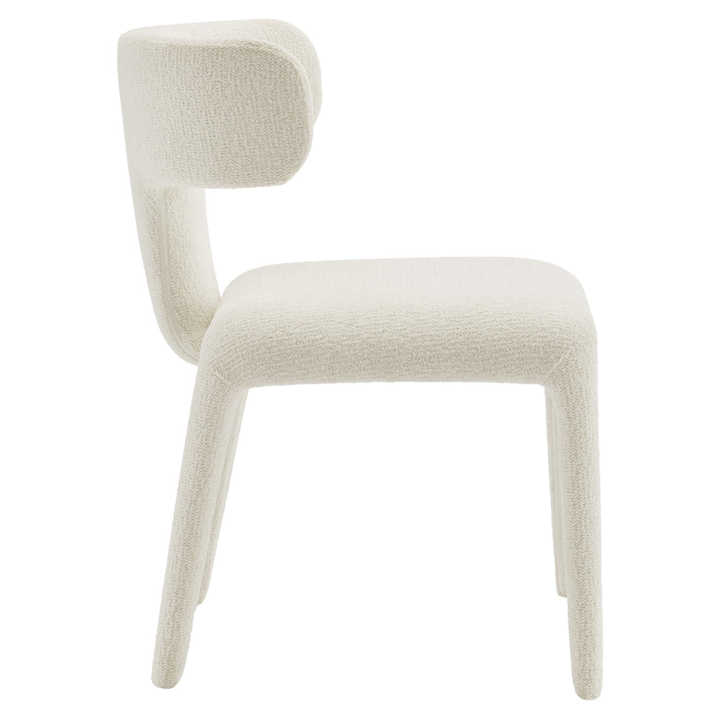 Stellan Curved Back Boucle Upholstered Dining Chair Set of 2 by Modway EEI-7230-CRE