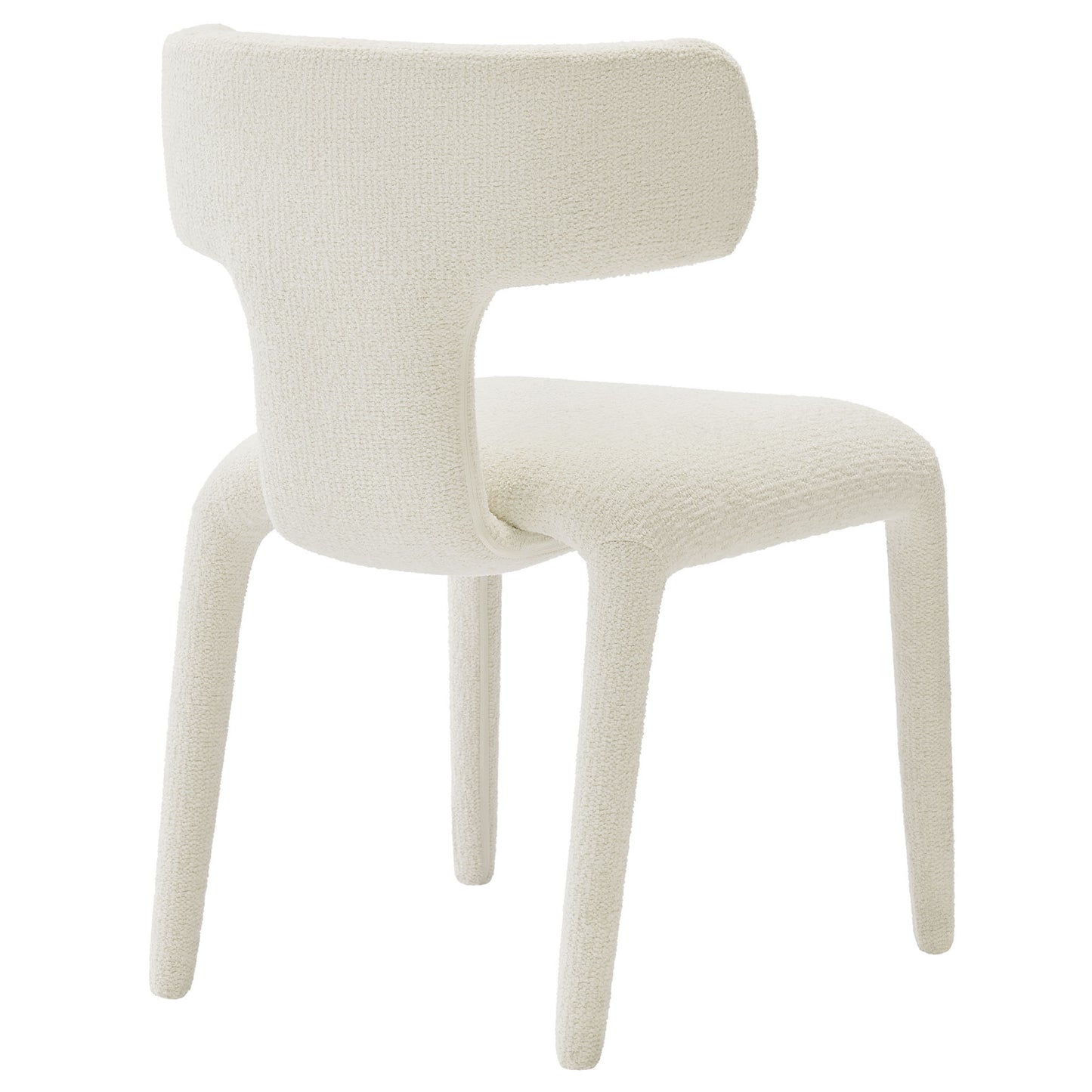 Stellan Curved Back Boucle Upholstered Dining Chair Set of 2 by Modway EEI-7230-CRE