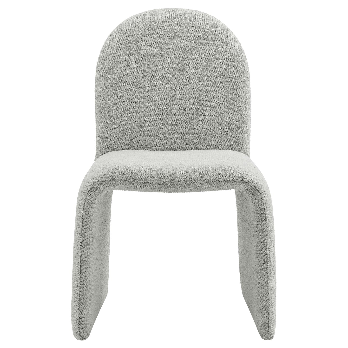 Junia Boucle Upholstered Arch Armless Dining Chair by Modway EEI-7231-DOV