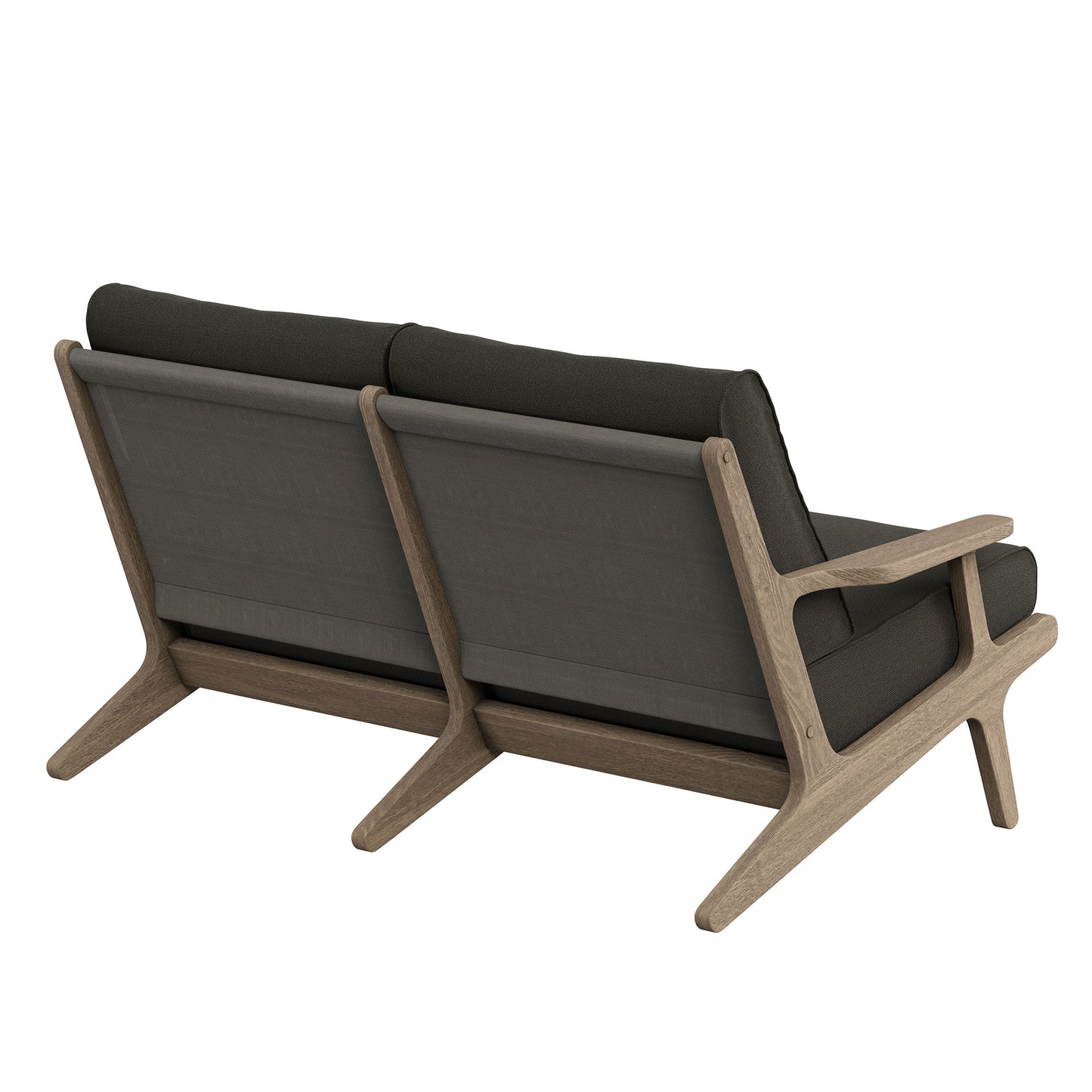Saratoga Outdoor Patio Teak Wood Loveseat by Modway