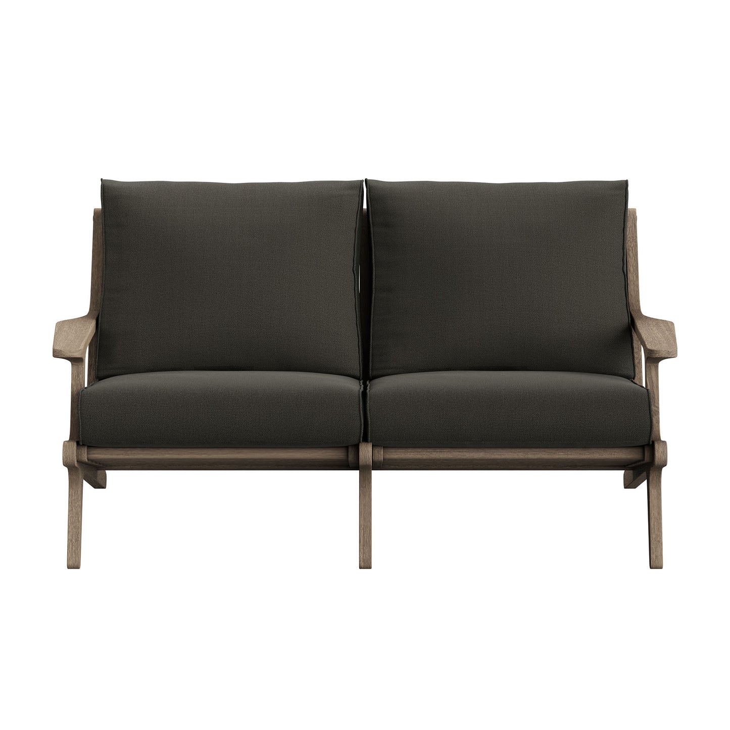 Saratoga Outdoor Patio Teak Wood Loveseat by Modway