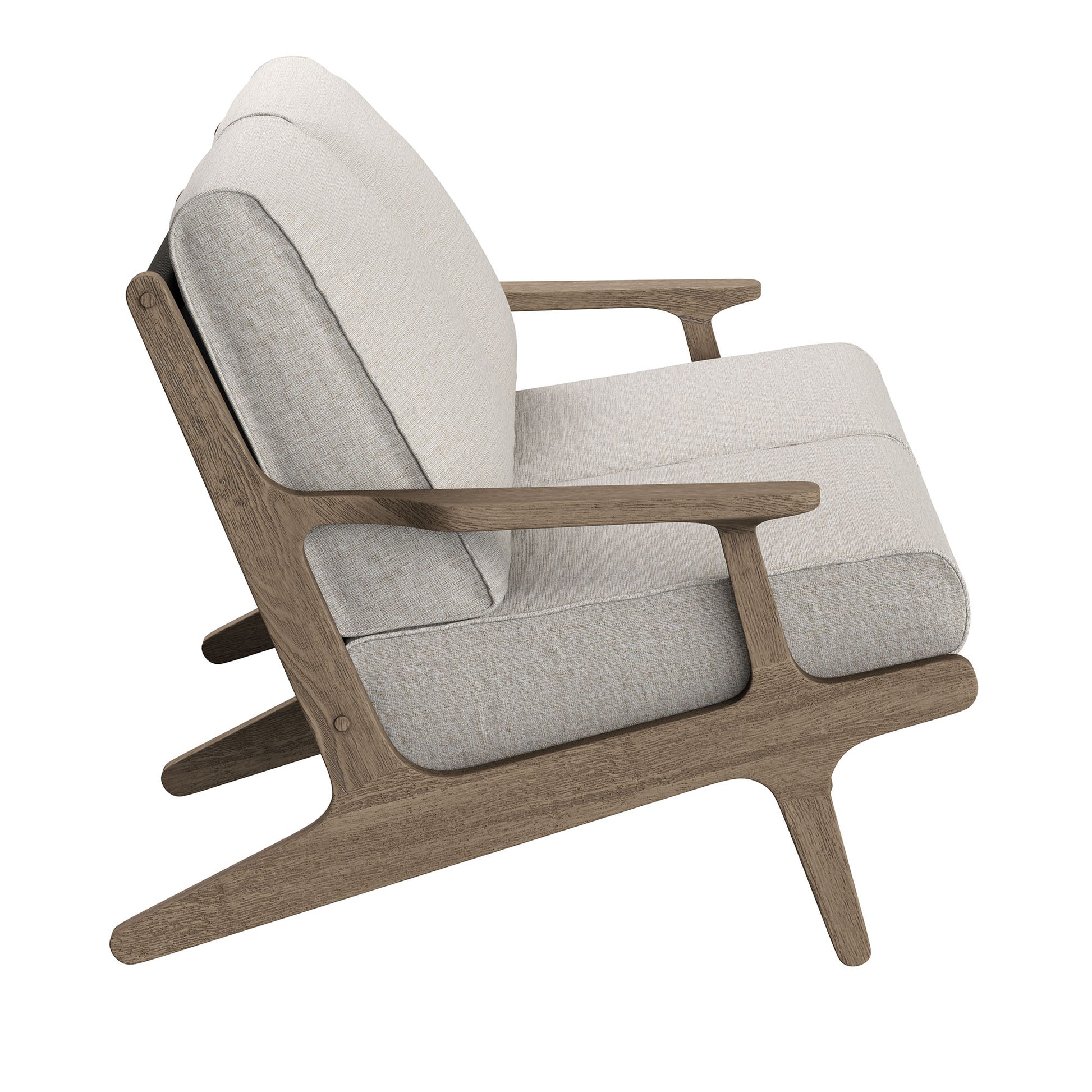 Saratoga Outdoor Patio Teak Wood Loveseat by Modway