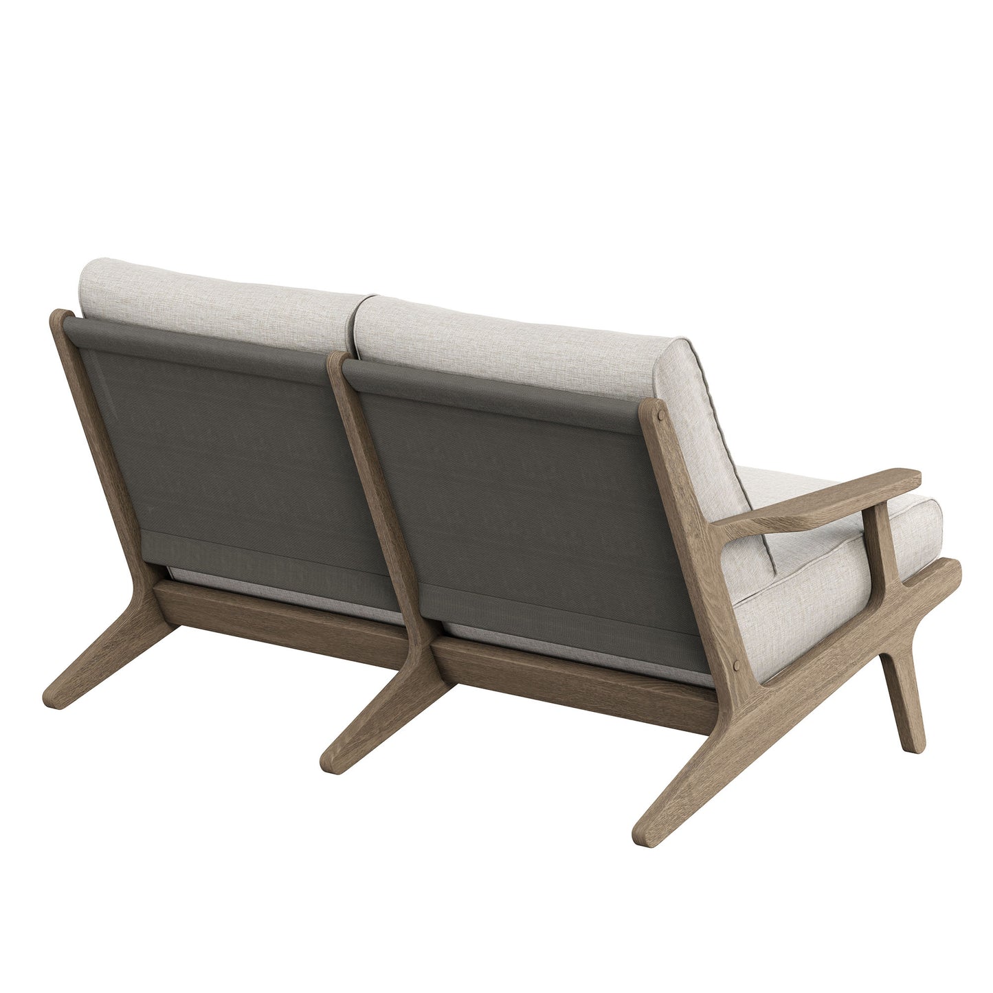 Saratoga Outdoor Patio Teak Wood Loveseat by Modway