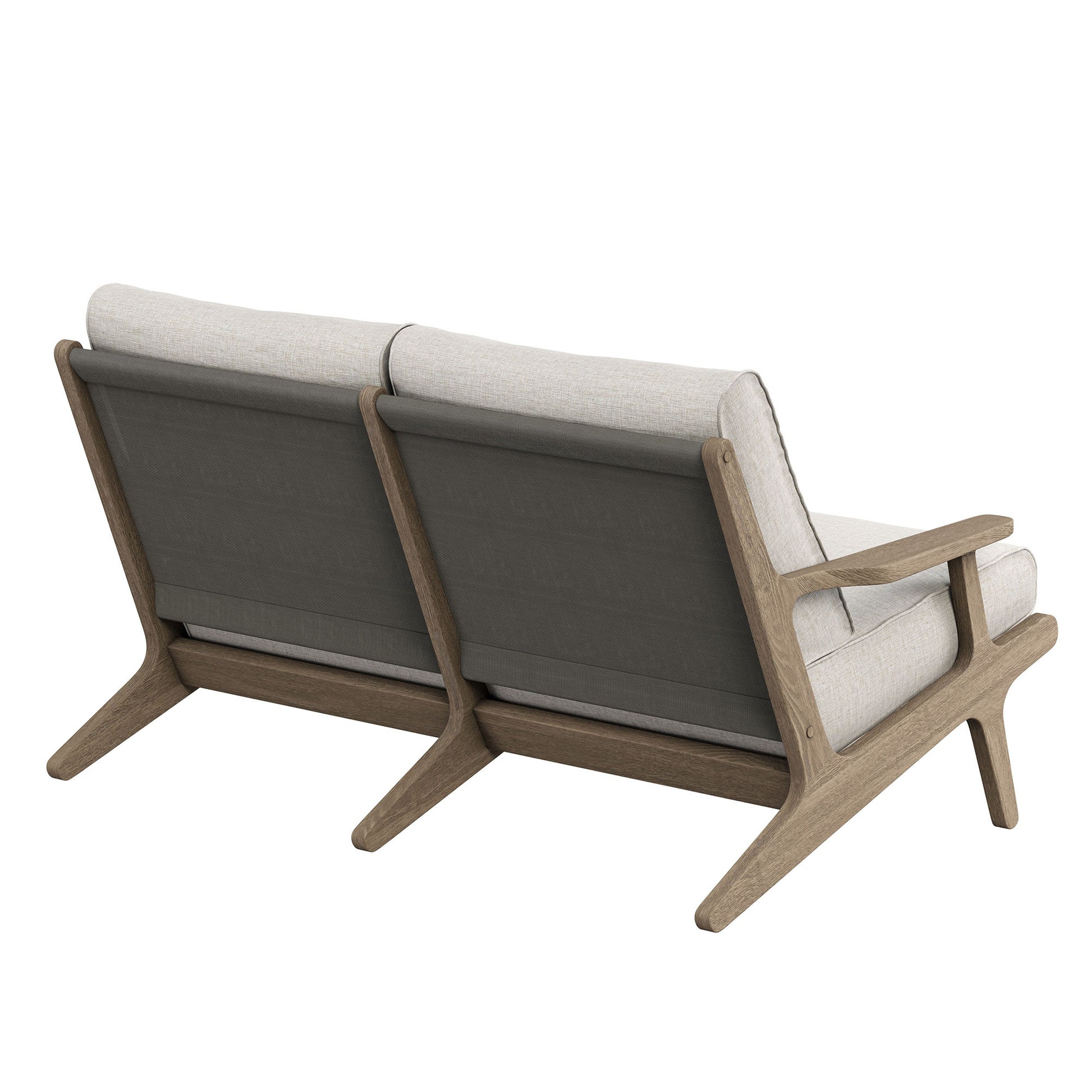 Saratoga Outdoor Patio Teak Wood Loveseat by Modway