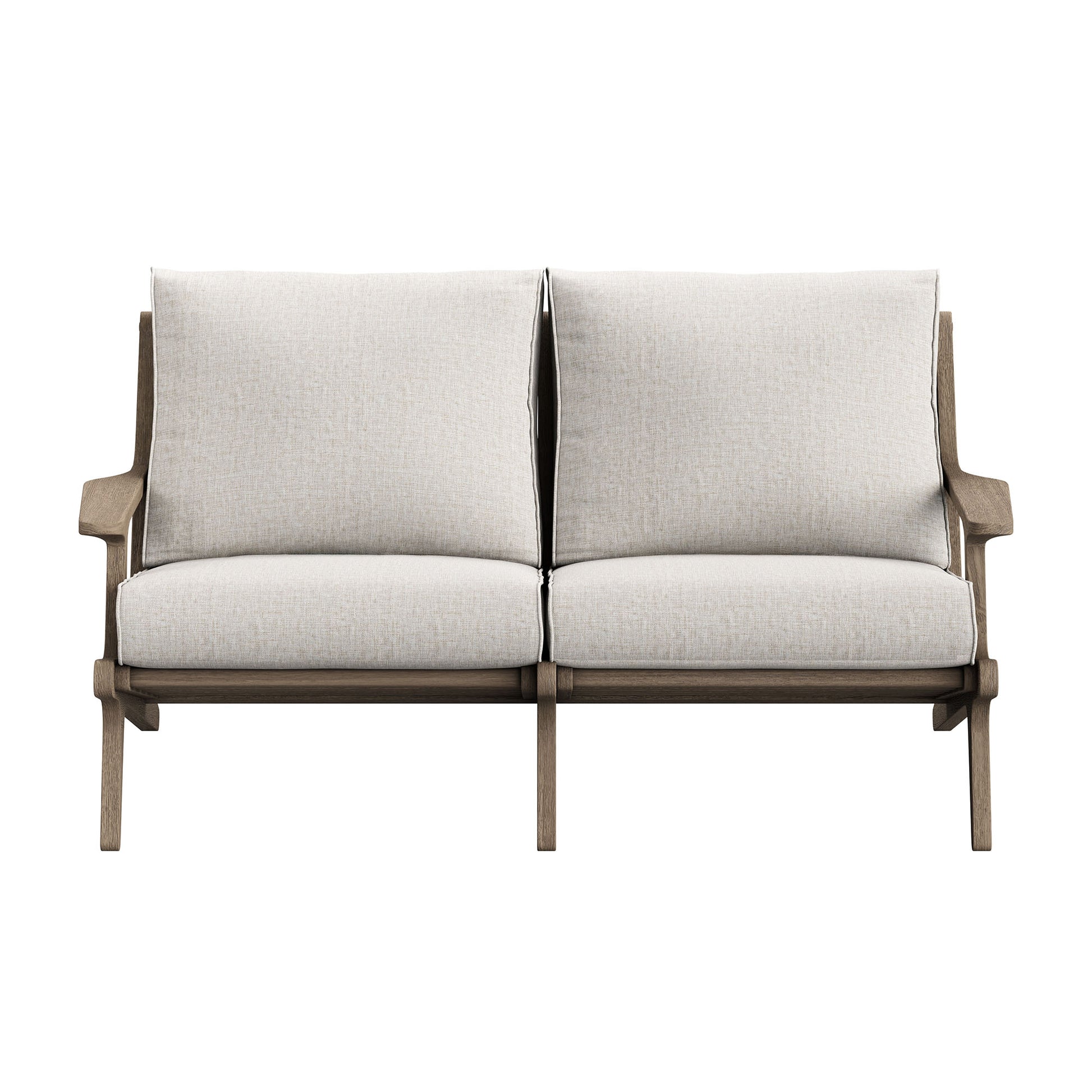 Saratoga Outdoor Patio Teak Wood Loveseat by Modway