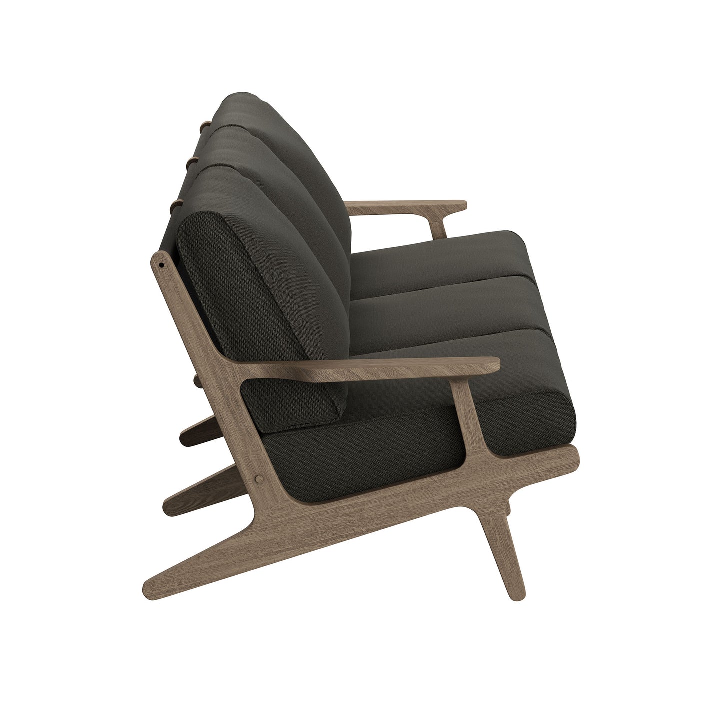 Saratoga Outdoor Patio Teak Sofa by Modway