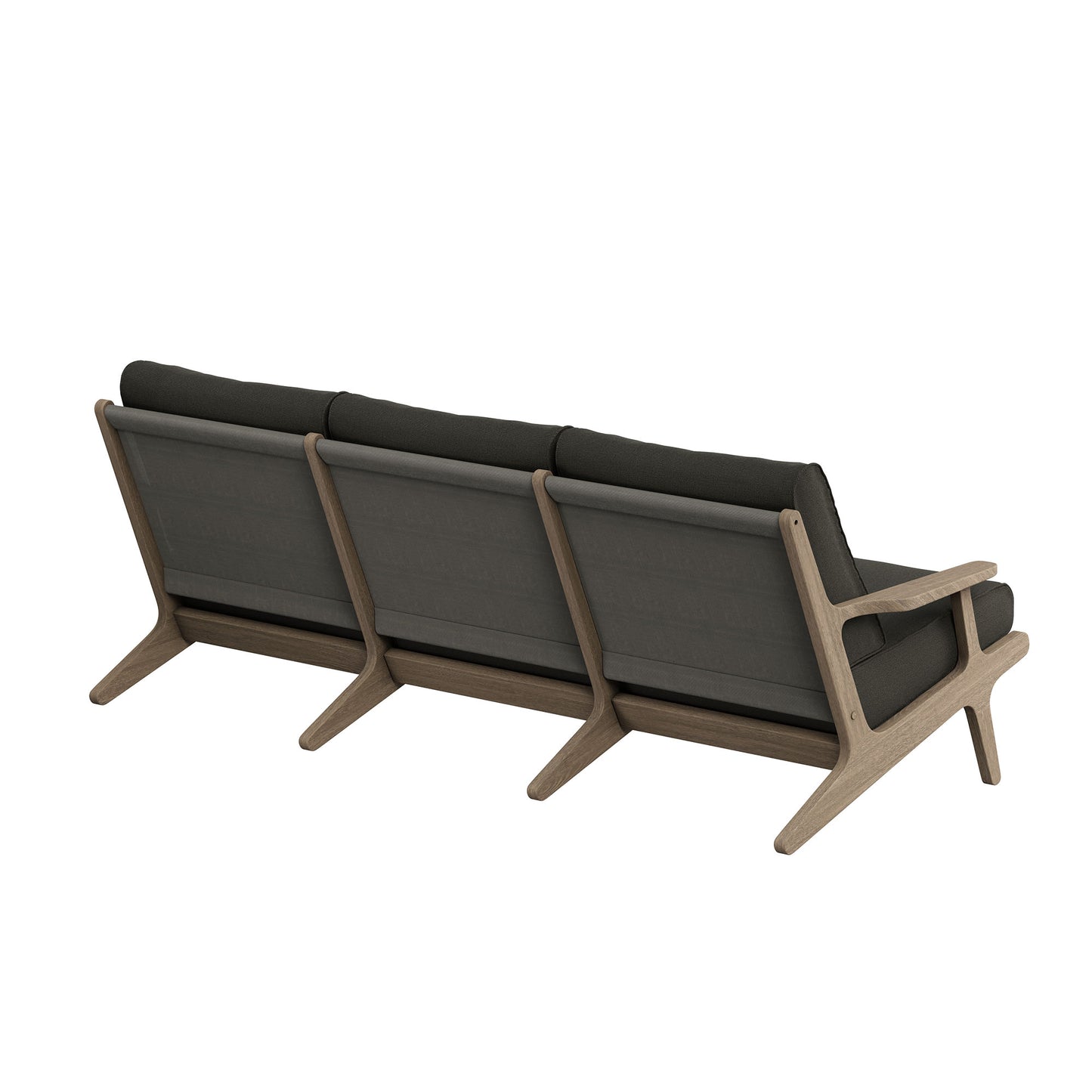 Saratoga Outdoor Patio Teak Sofa by Modway