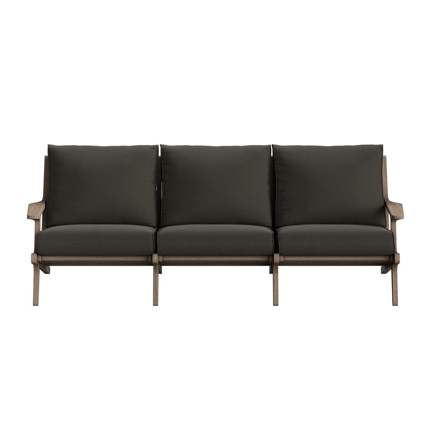 Saratoga Outdoor Patio Teak Sofa by Modway
