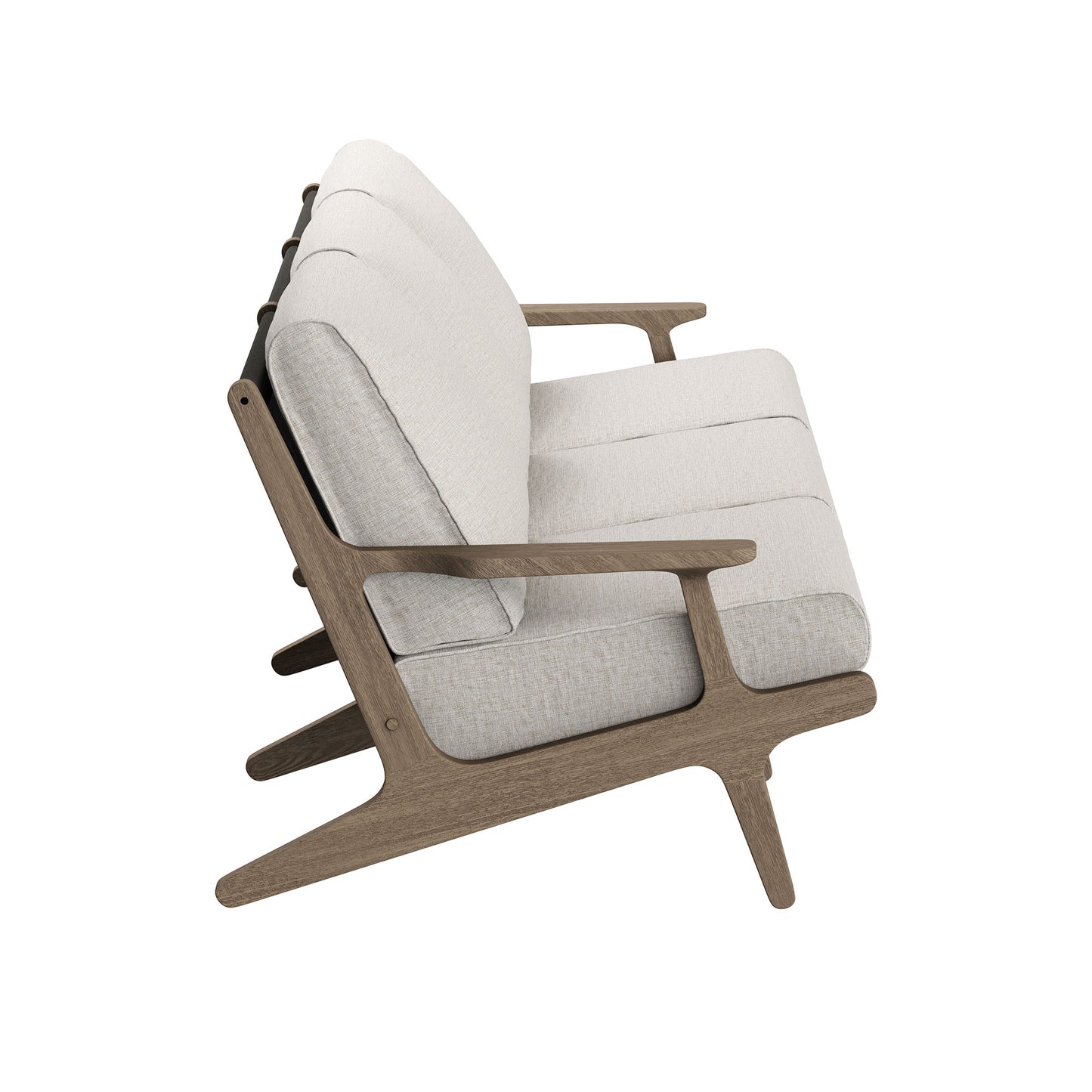 Saratoga Outdoor Patio Teak Sofa by Modway