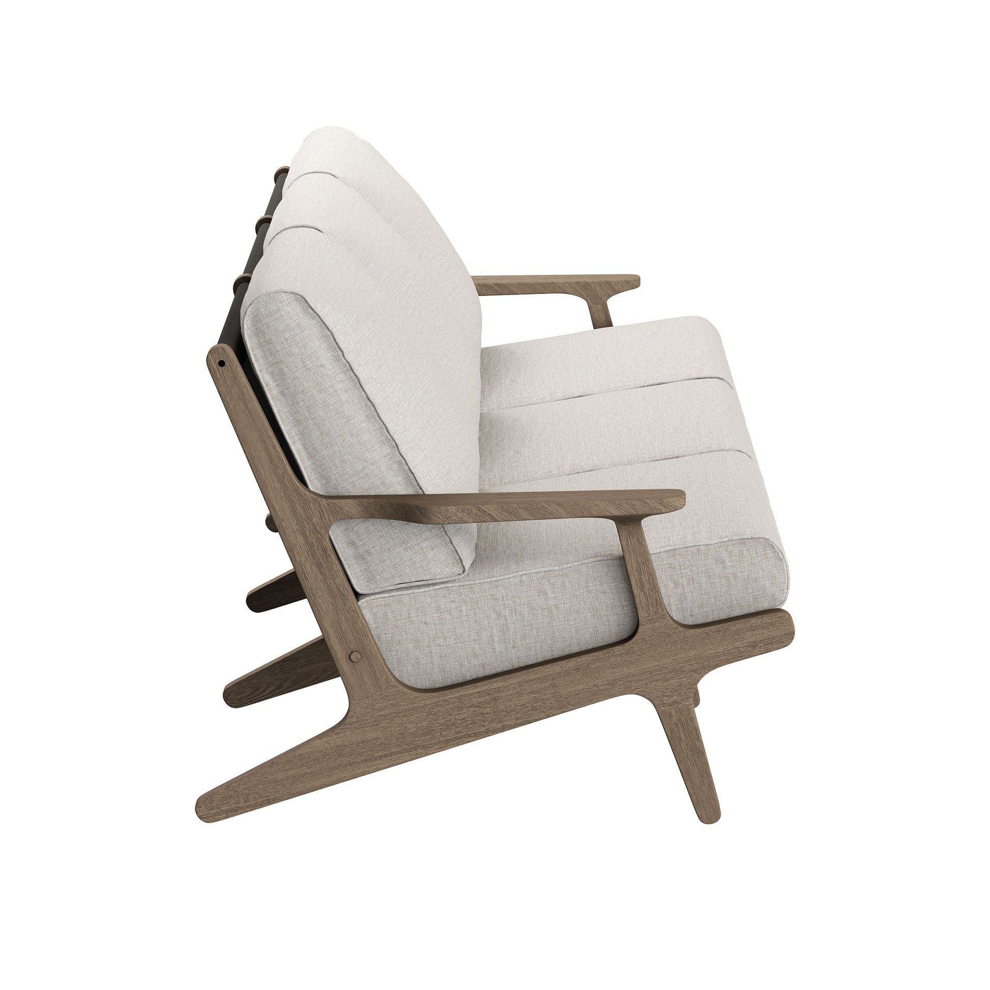 Saratoga Outdoor Patio Teak Sofa by Modway
