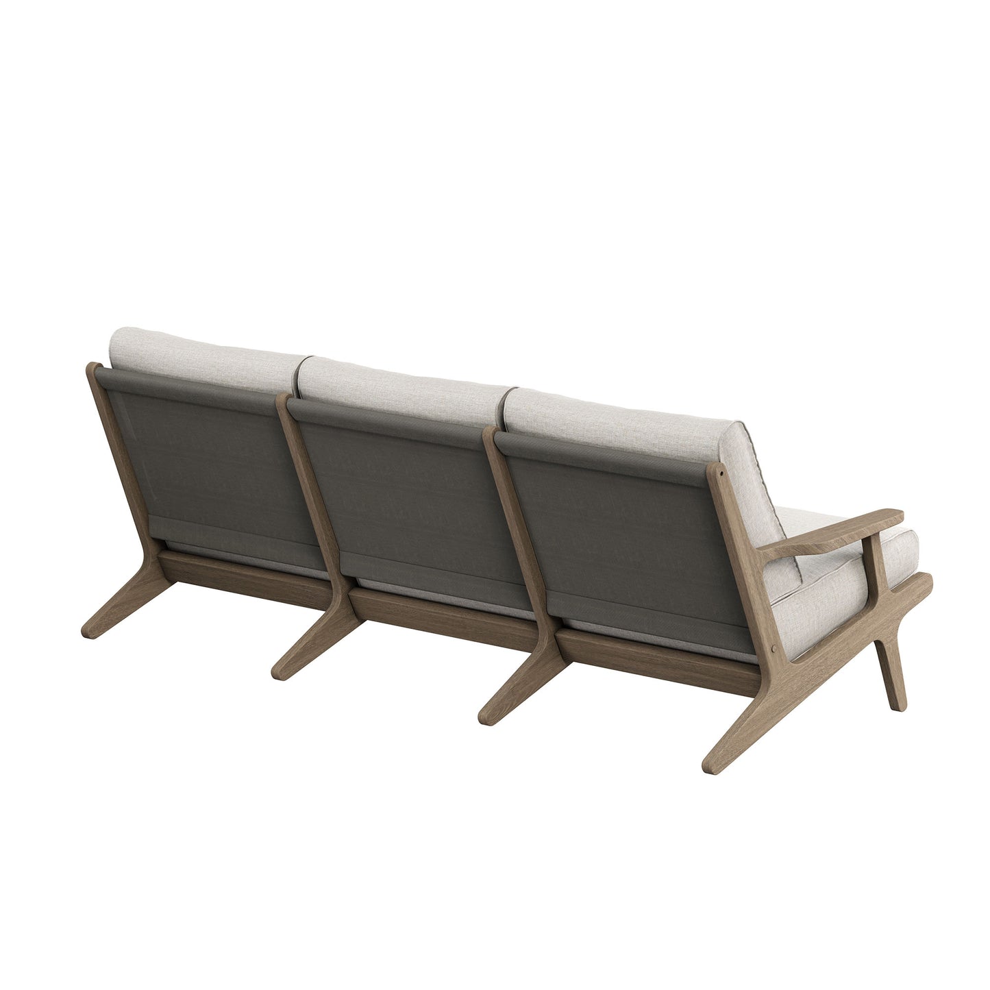 Saratoga Outdoor Patio Teak Sofa by Modway