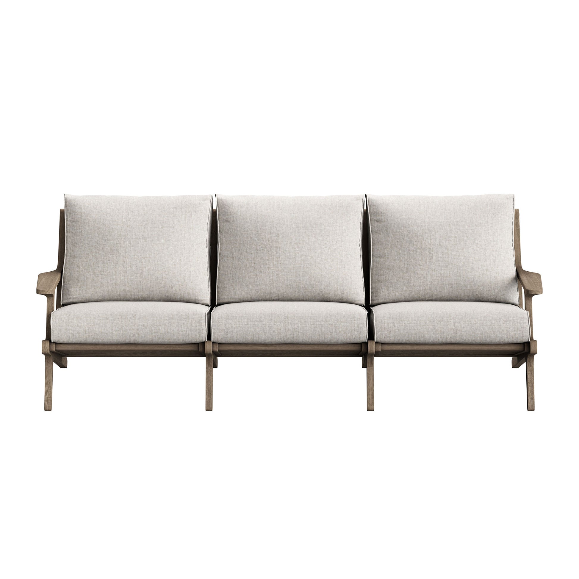 Saratoga Outdoor Patio Teak Sofa by Modway
