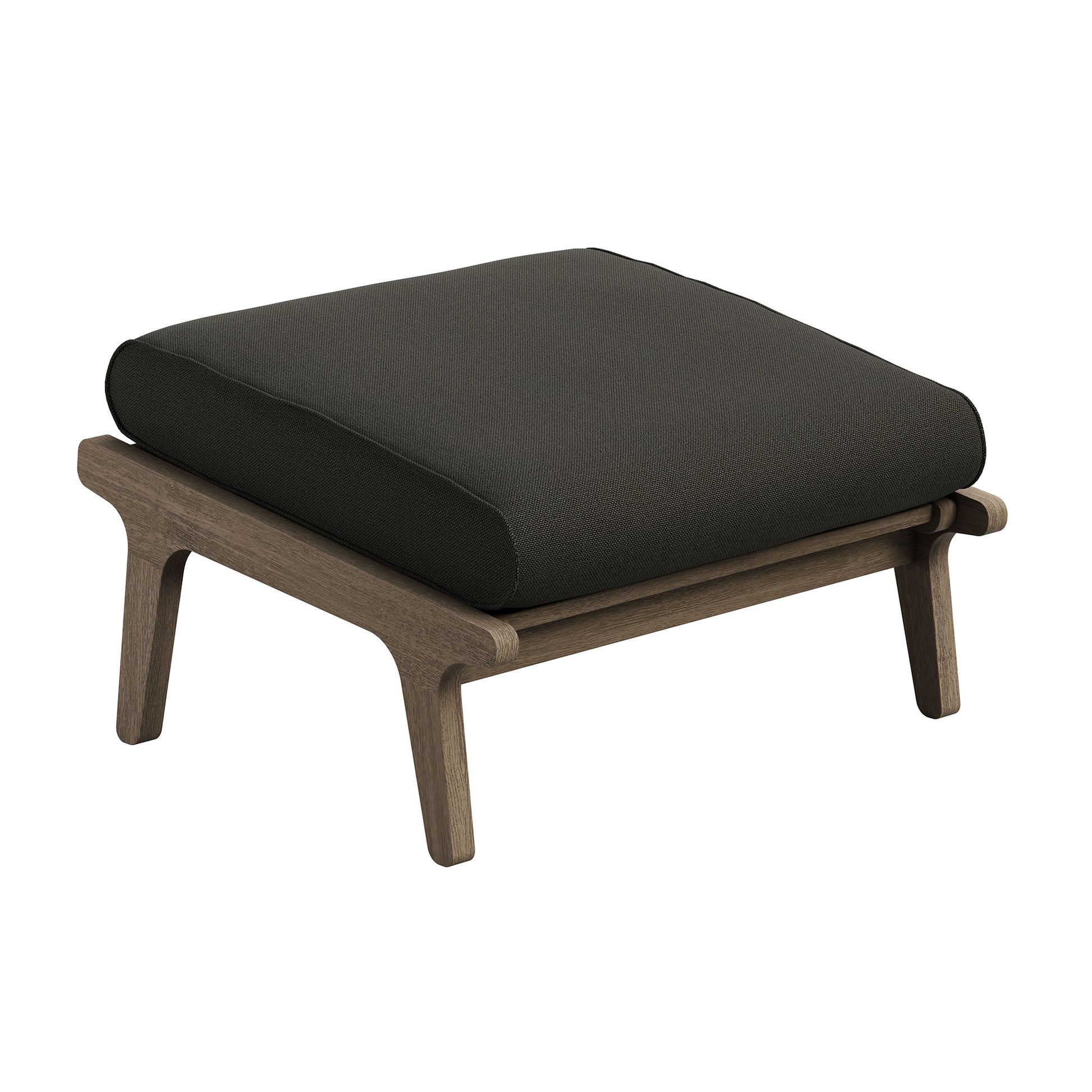 Saratoga Outdoor Patio Teak Ottoman by Modway