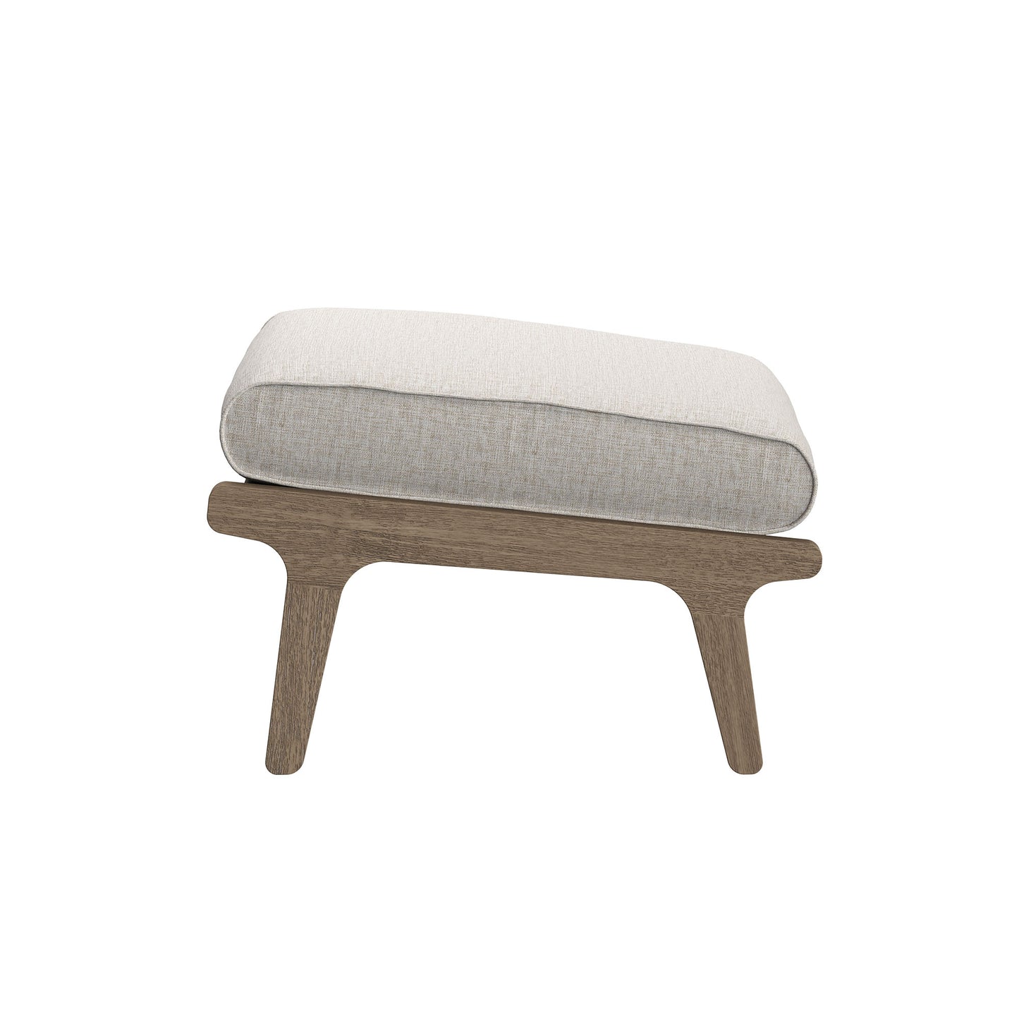 Saratoga Outdoor Patio Teak Ottoman by Modway
