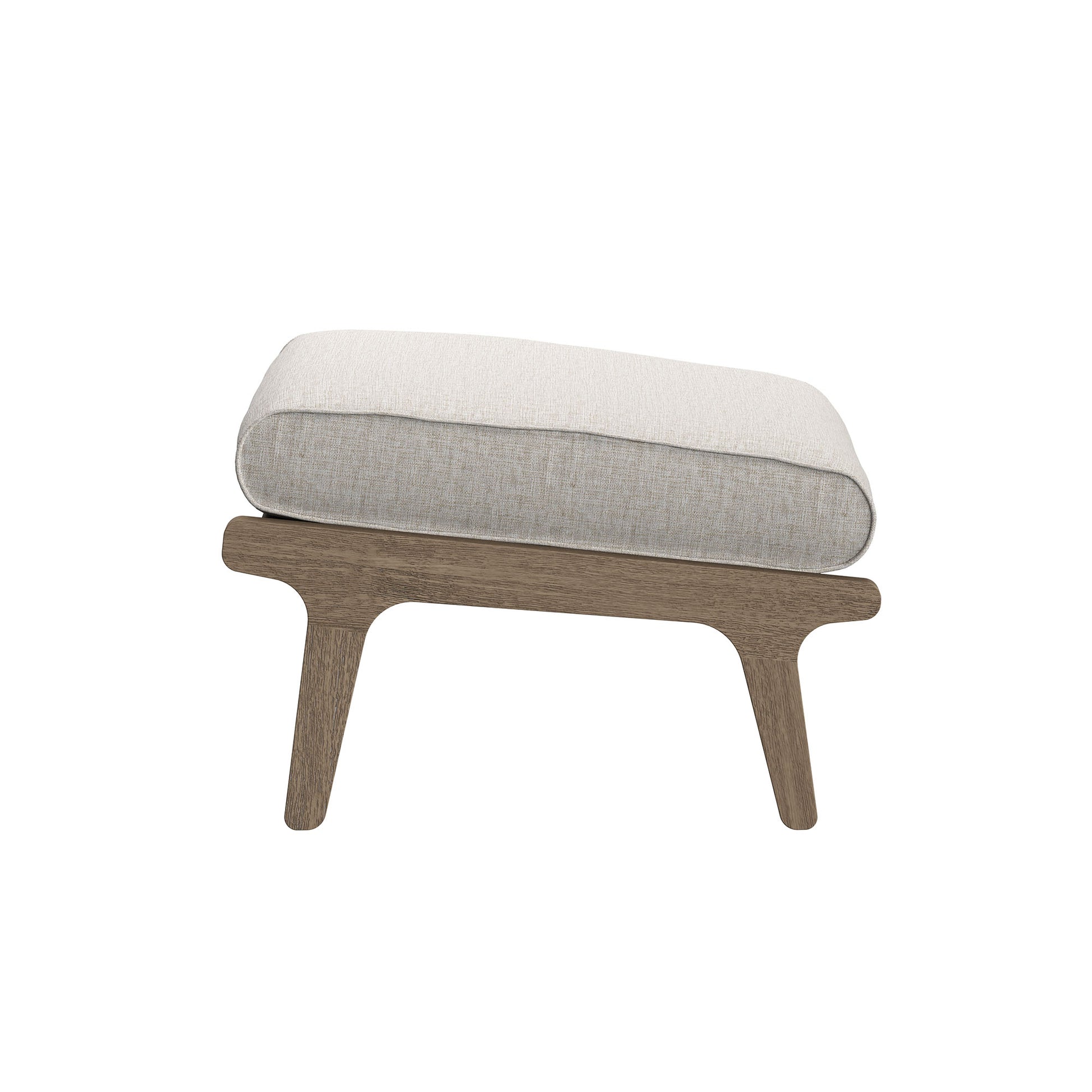 Saratoga Outdoor Patio Teak Ottoman by Modway