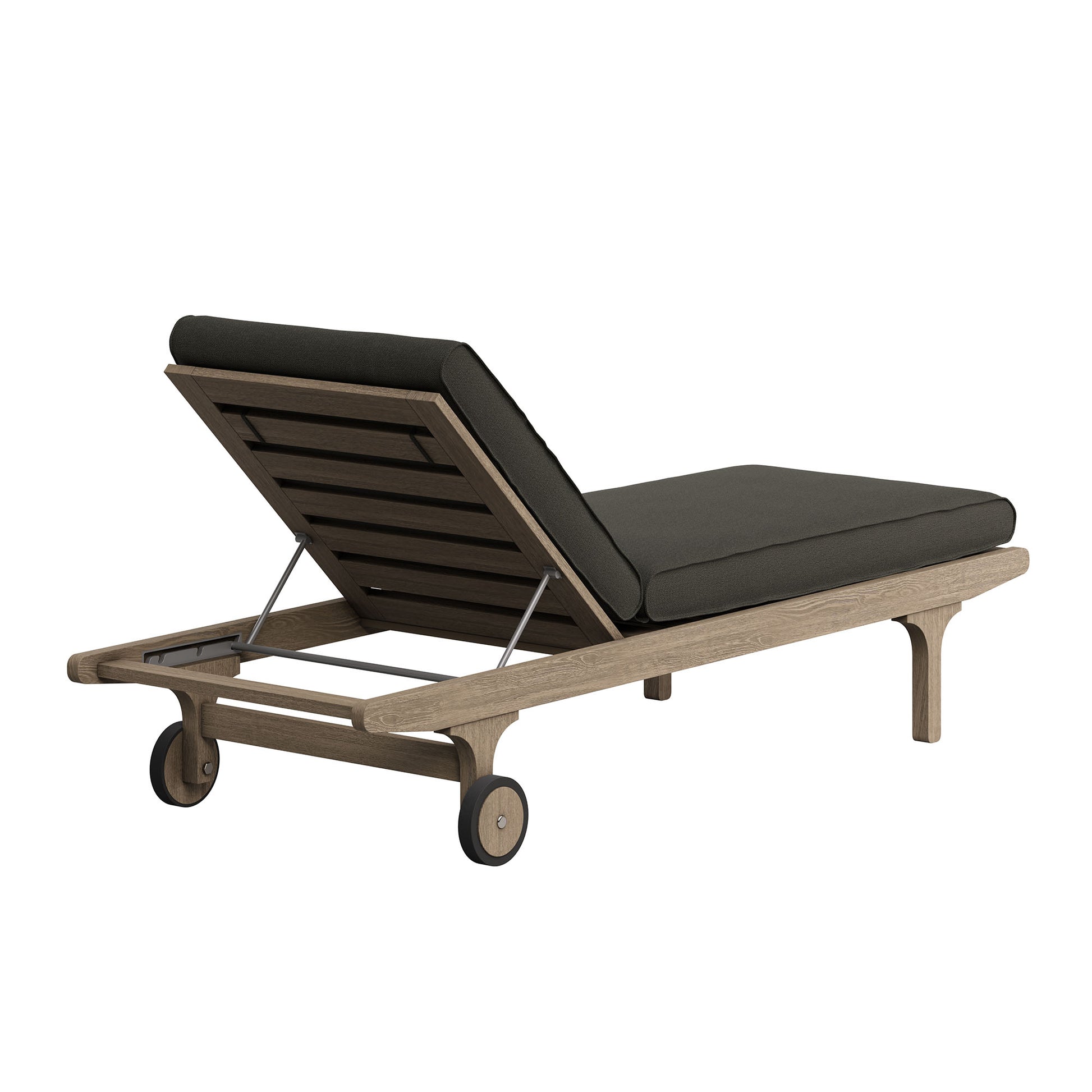 Saratoga Outdoor Patio Teak Chaise Lounge Chair by Modway