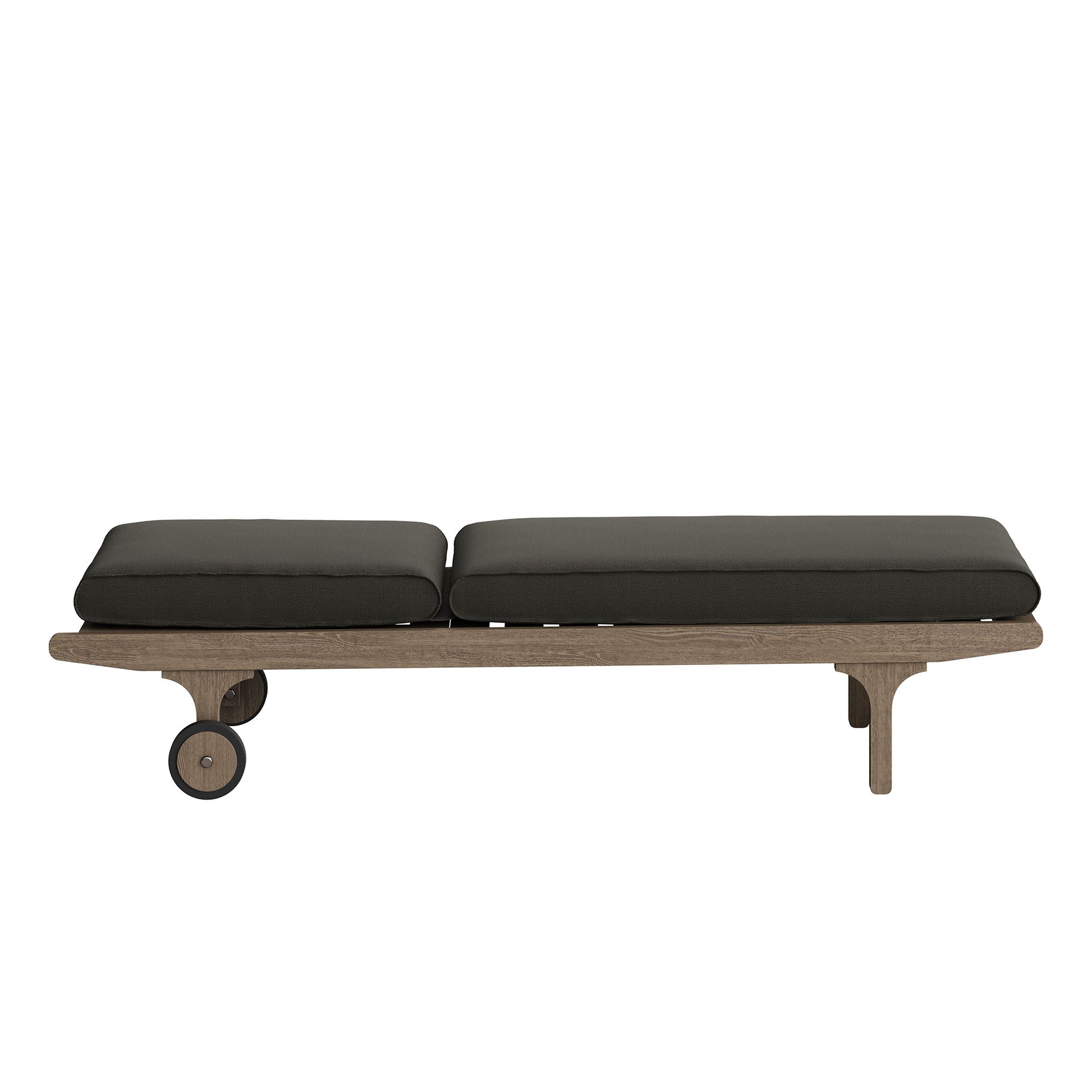 Saratoga Outdoor Patio Teak Chaise Lounge Chair by Modway