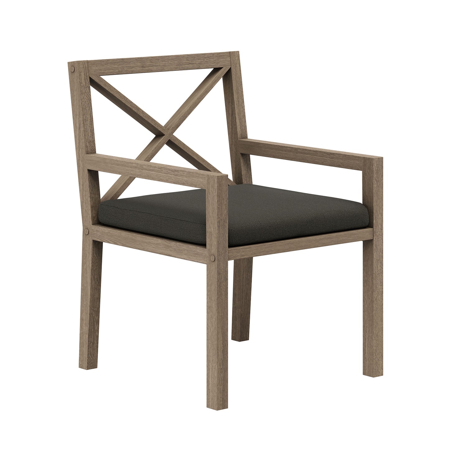 Northlake Outdoor Patio Teak Dining Armchair by Modway