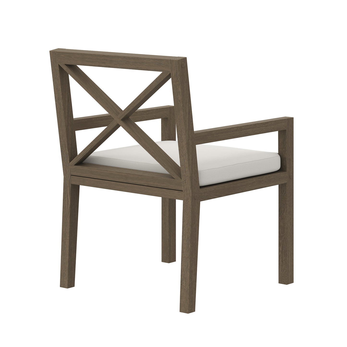 Northlake Outdoor Patio Teak Dining Armchair by Modway