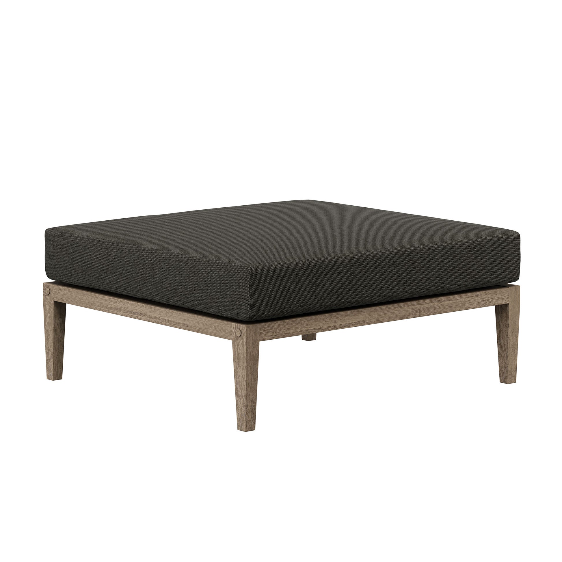 Northlake Outdoor Patio Teak Wood Loveseat and Ottoman Set by Modway