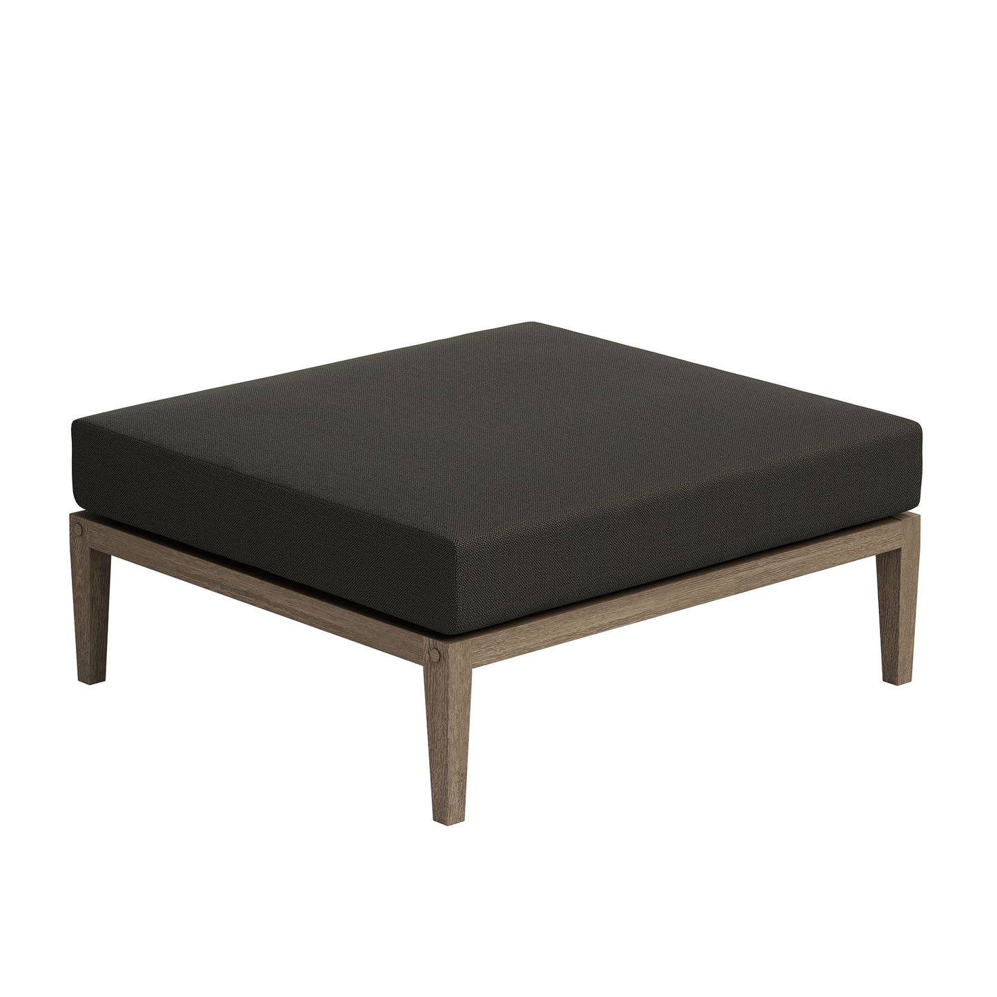 Northlake Outdoor Patio Teak Ottoman by Modway