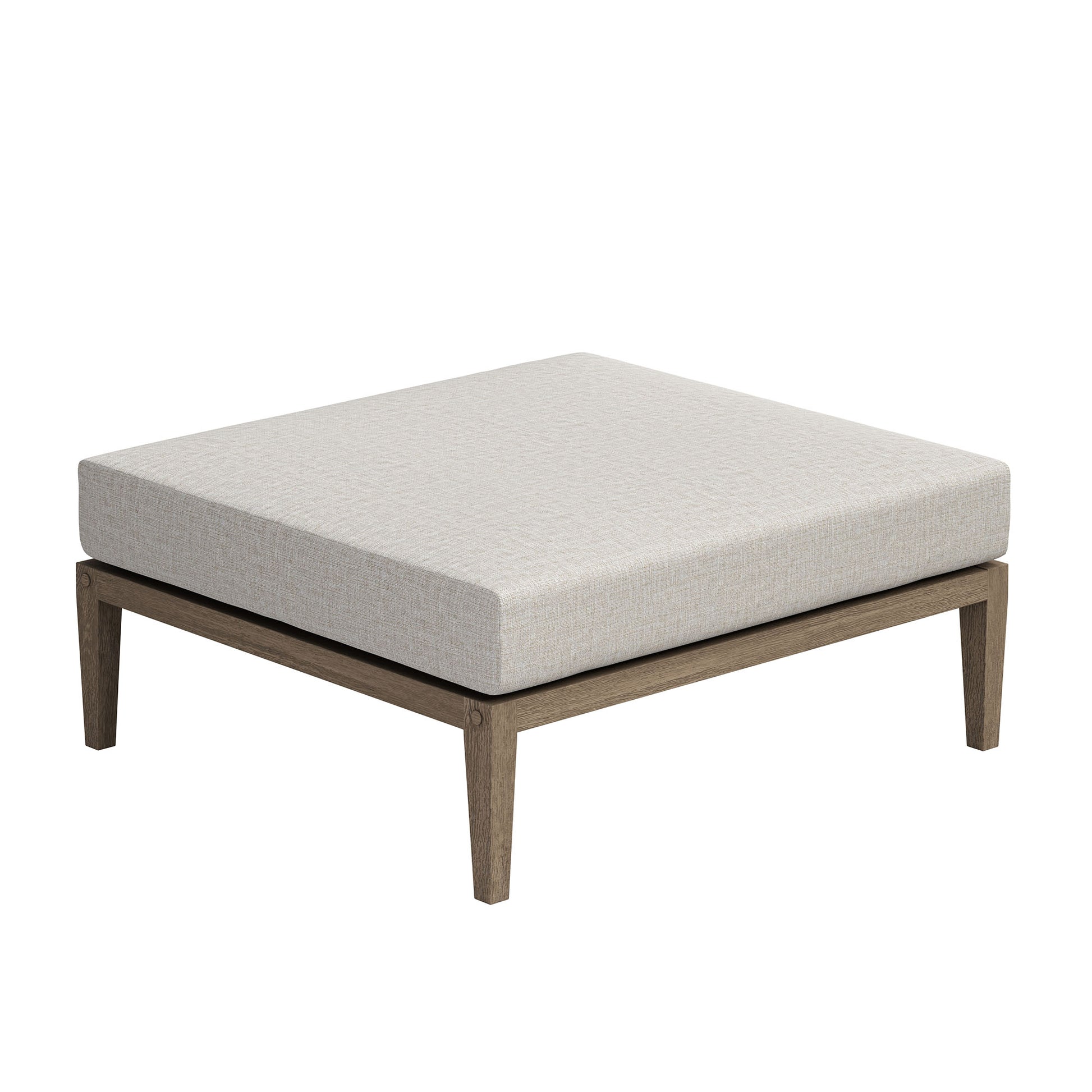 Northlake Outdoor Patio Teak Ottoman by Modway