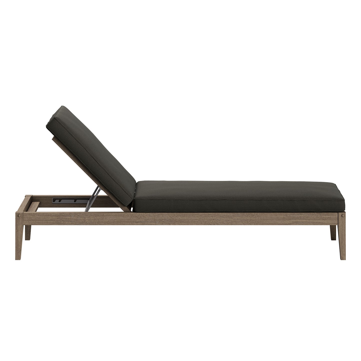 Northlake Outdoor Patio Teak Chaise Lounge by Modway