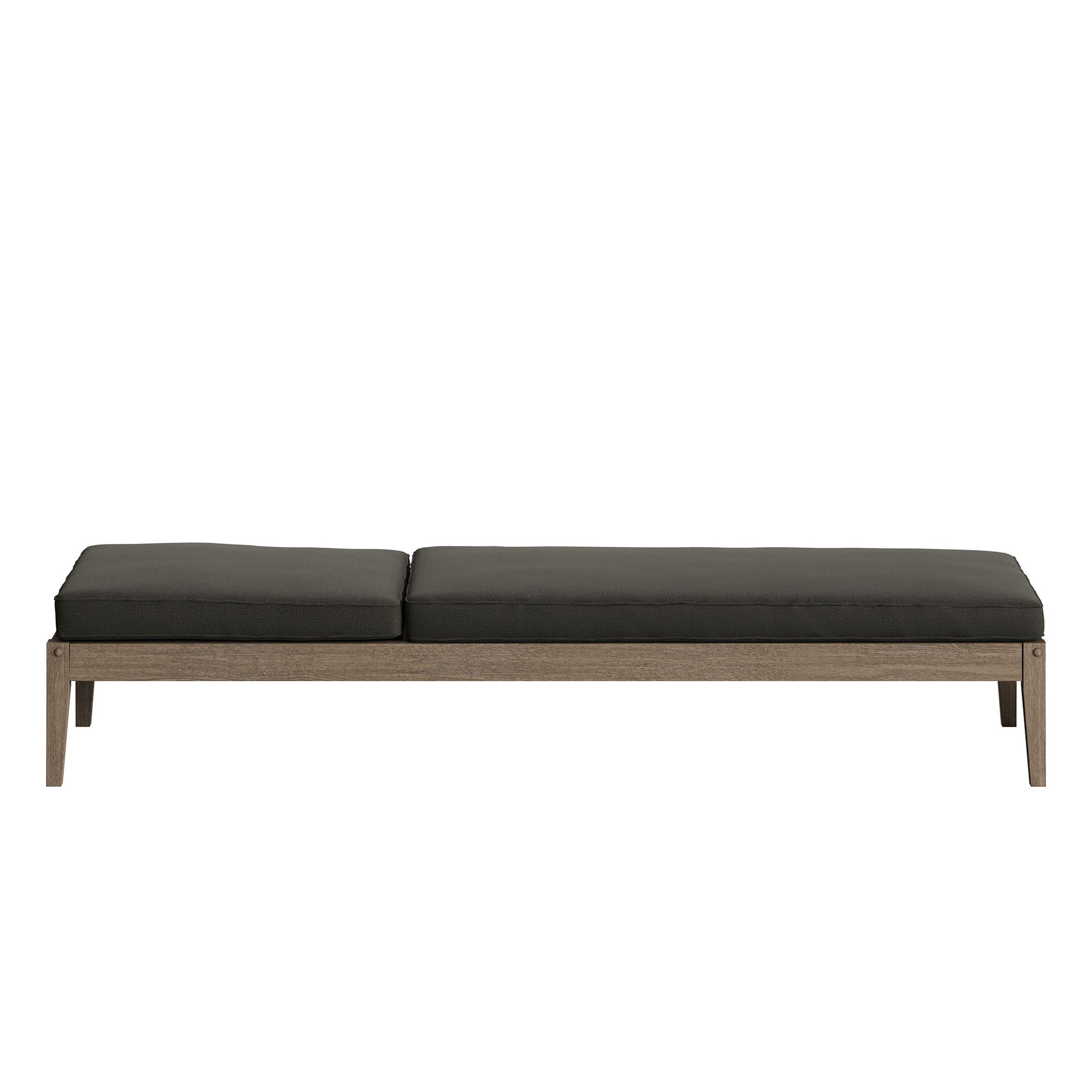 Northlake Outdoor Patio Teak Chaise Lounge by Modway