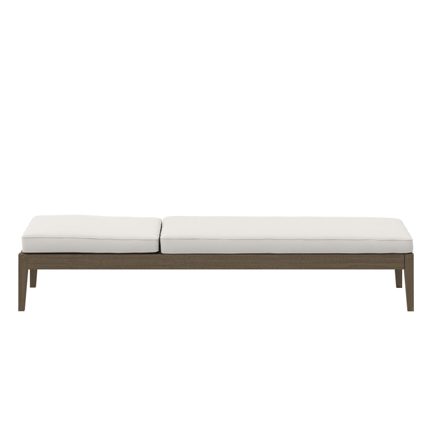 Northlake Outdoor Patio Teak Chaise Lounge by Modway