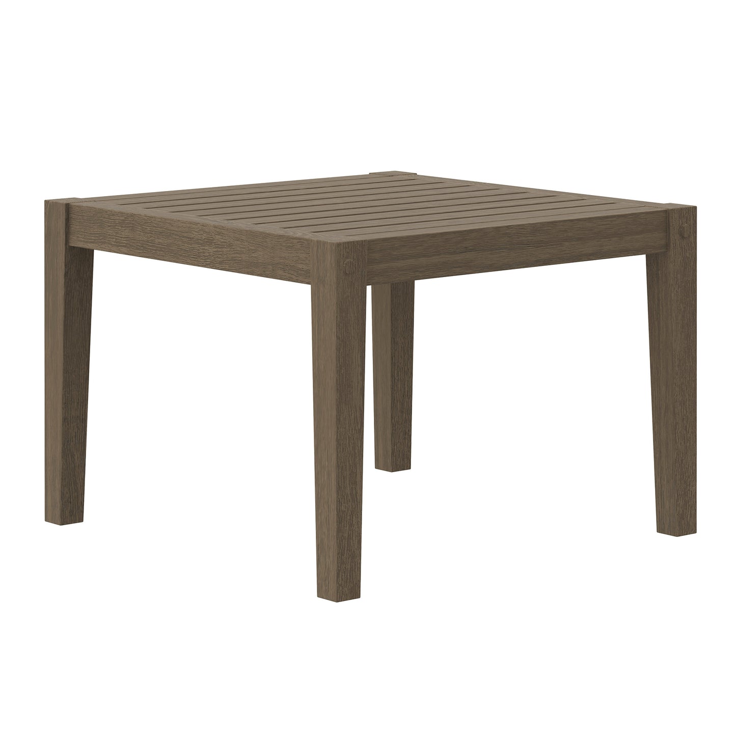 Northlake Square Outdoor Patio Teak Side Table by Modway EEI-7258-WGR