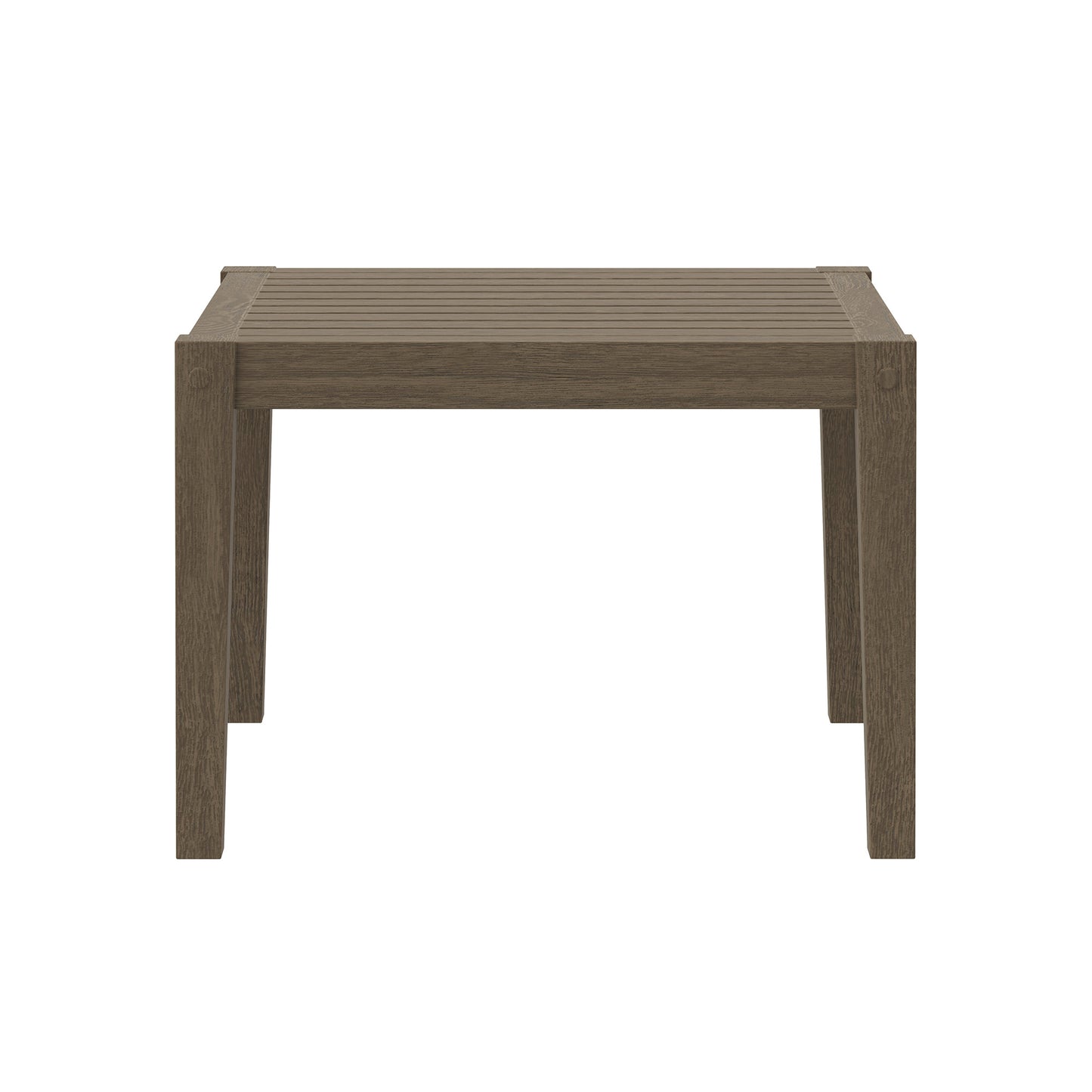 Northlake Square Outdoor Patio Teak Side Table by Modway EEI-7258-WGR