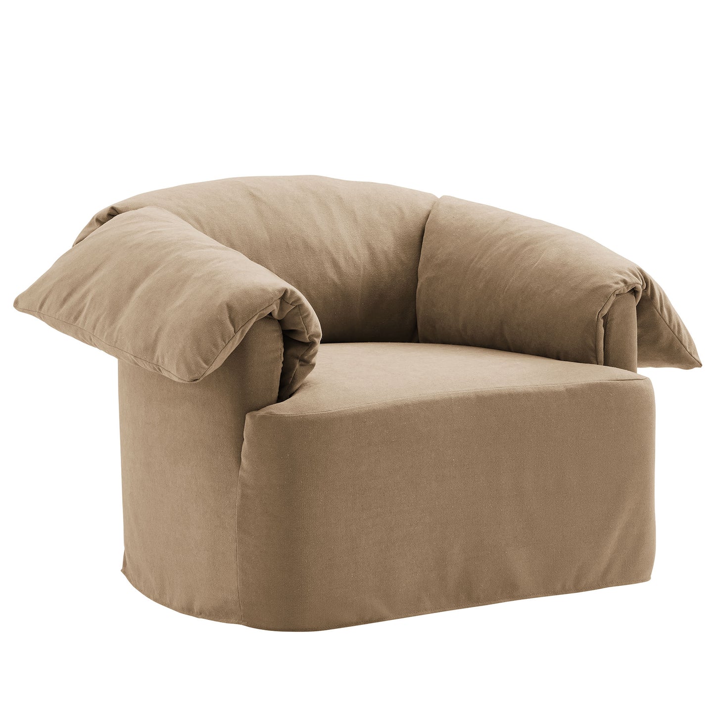 Lark Slipcovered Fabric Oversized Armchair by Modway
